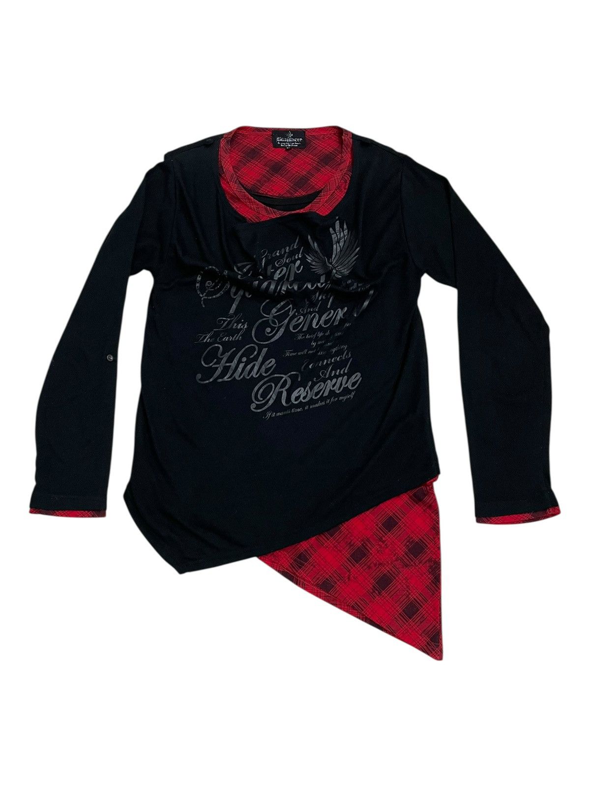 Japanese Brand Beaumere Punk Grunge Y2k Layered Life Poem T-Shirts, Hoodie, Sweatshirt | PodTeesHub.com