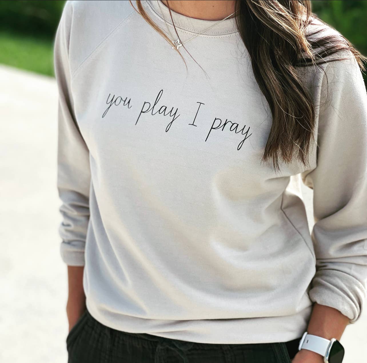 Simple Sweatshirt | Christian Apparel | Sports Mom T-Shirts, Hoodie | PodTeesHub.com