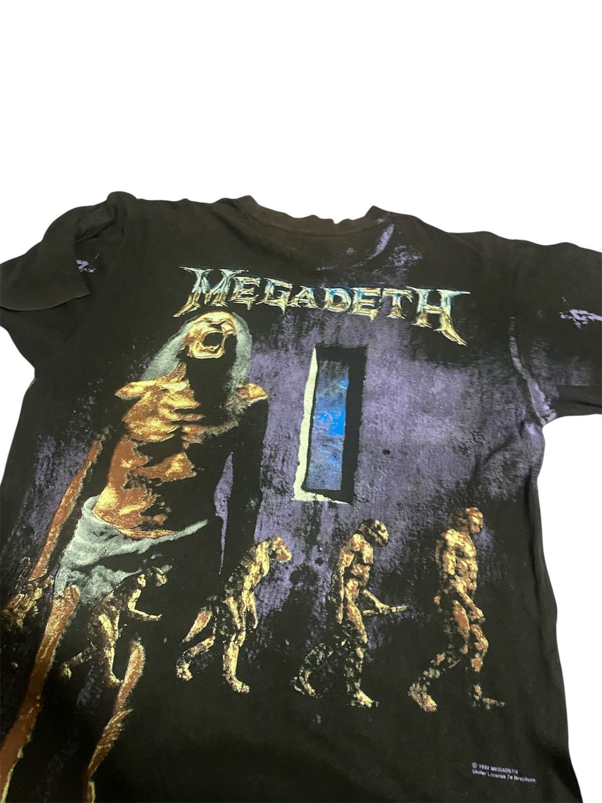 Vintage 1992 Megadeth Xl Band T Shirt Rare Hoodie, Sweatshirt | PodTeesHub.com