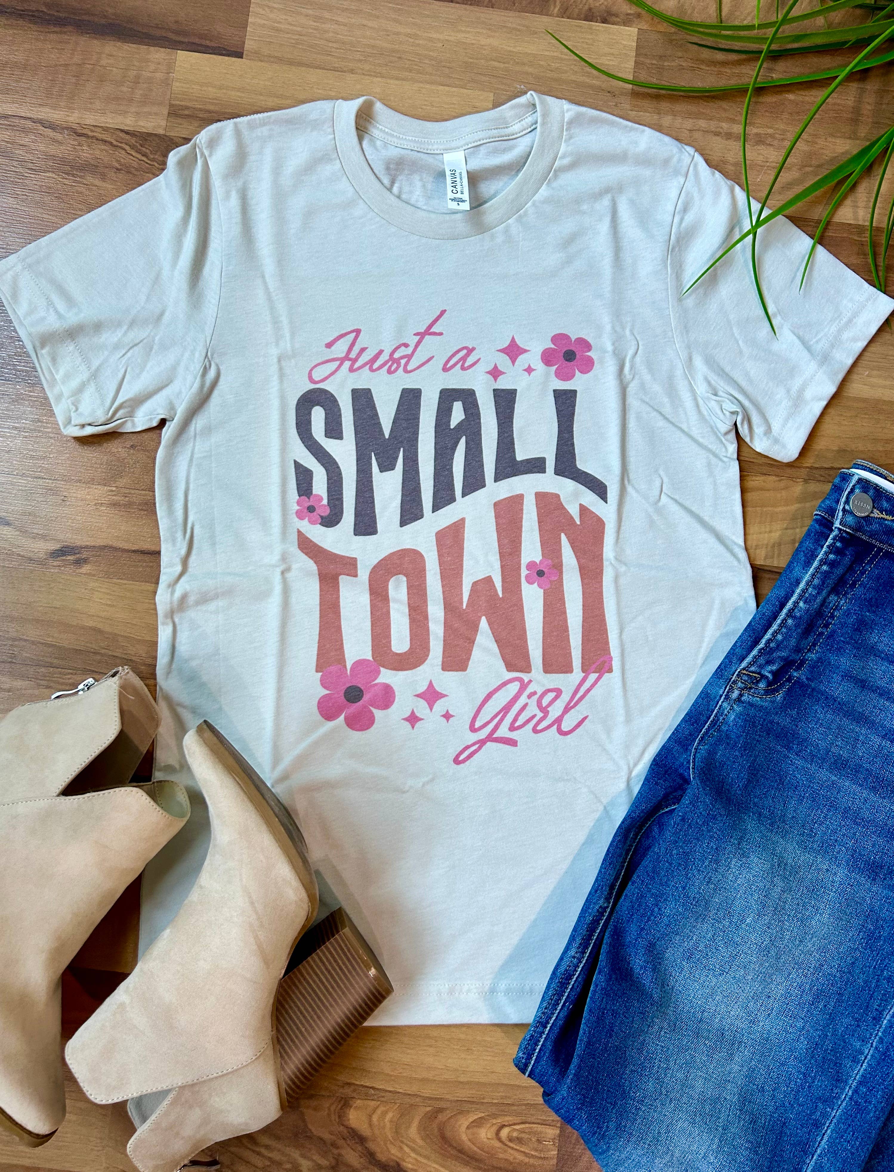Small Town Girl Graphic Tee Hoodie, Sweatshirt | PodTeesHub.com