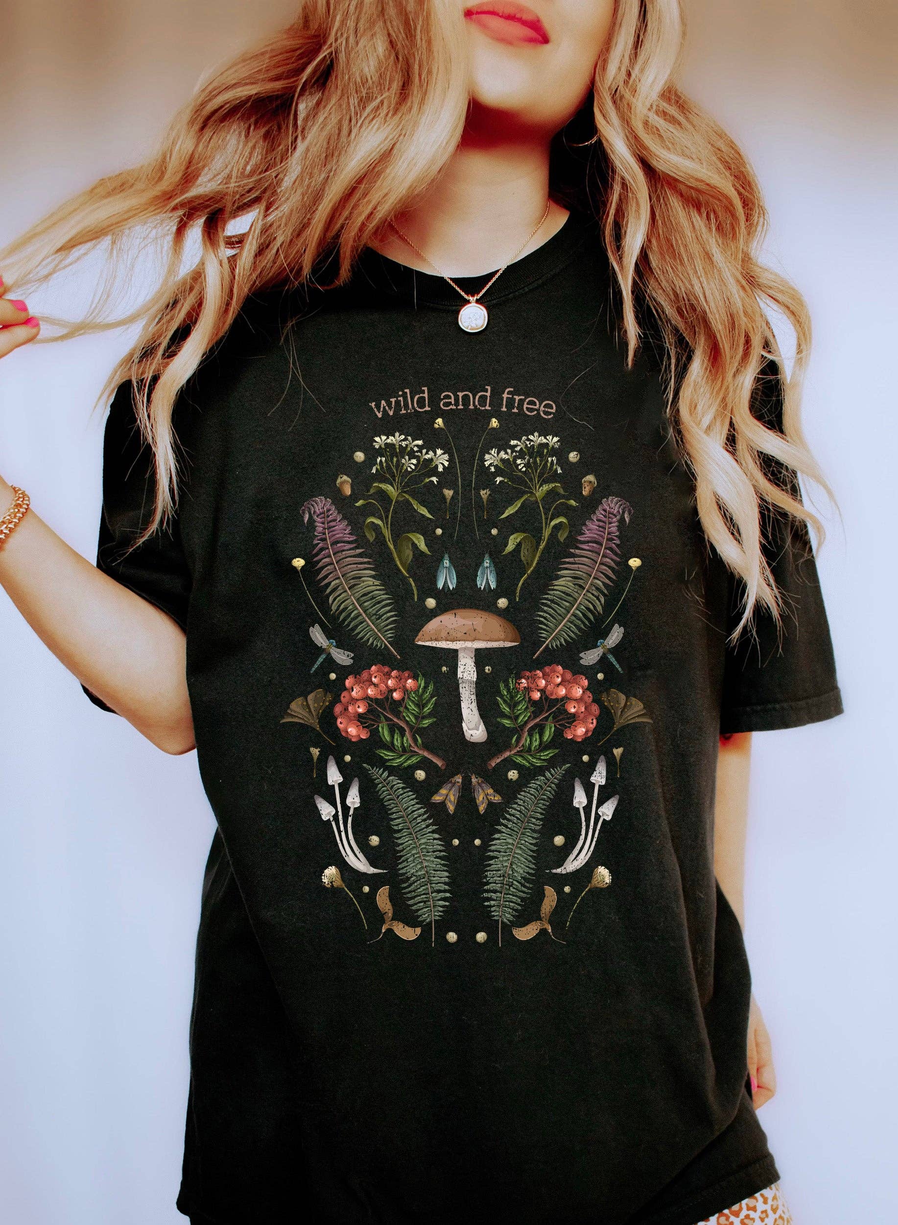 Wild and Free Mystical Vintage T-Shirt Hoodie, Sweatshirt | PodTeesHub.com