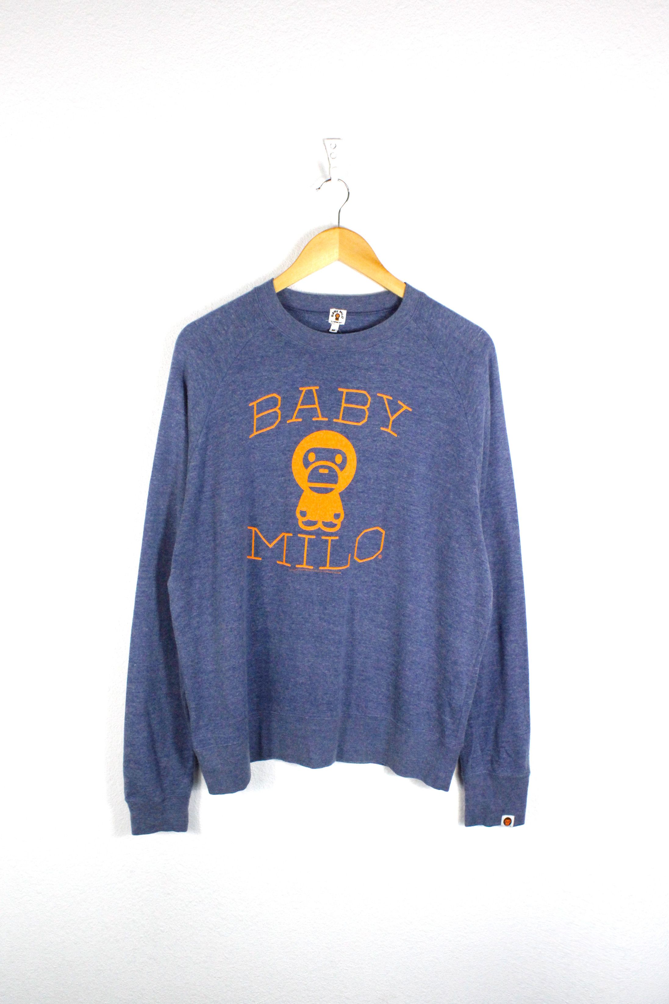 Bape Vintage Baby Milo Bape Bathing Ape Logo Graphic Sweatshirt T-Shirts, Hoodie | PodTeesHub.com
