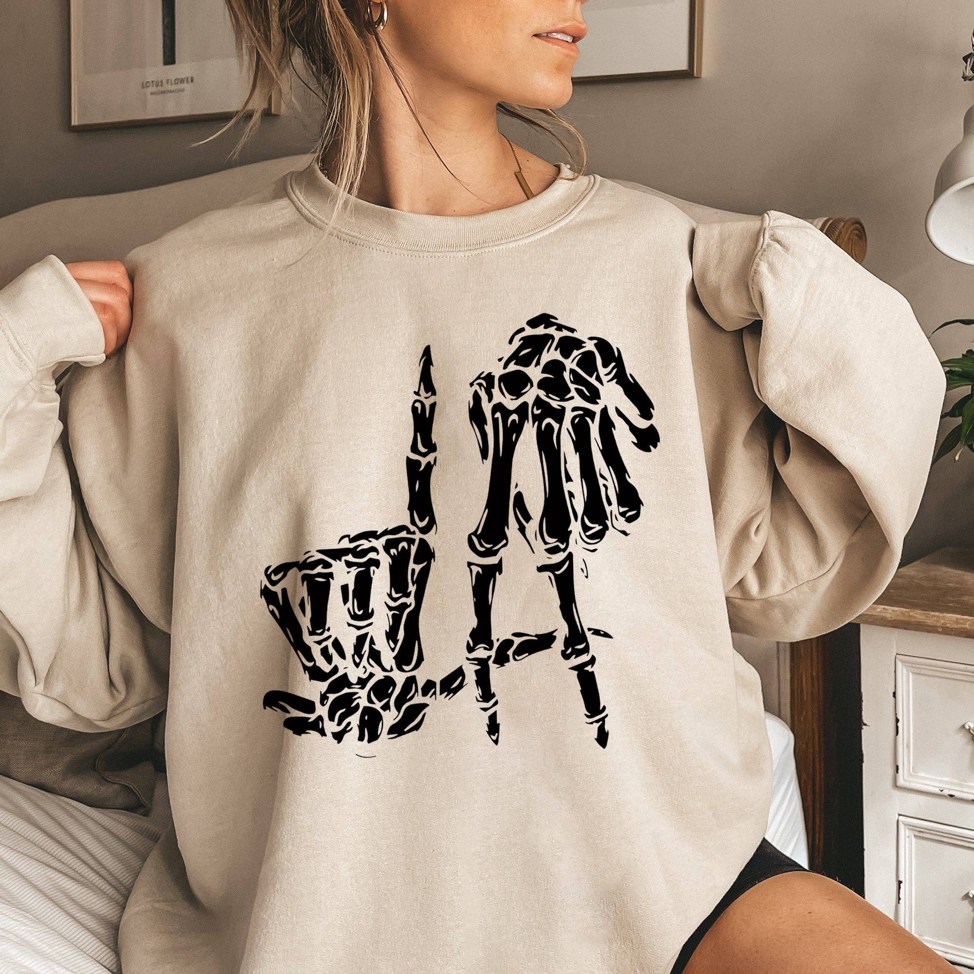 La Skeleton Halloween Sweatshirt T-Shirts, Hoodie | PodTeesHub.com