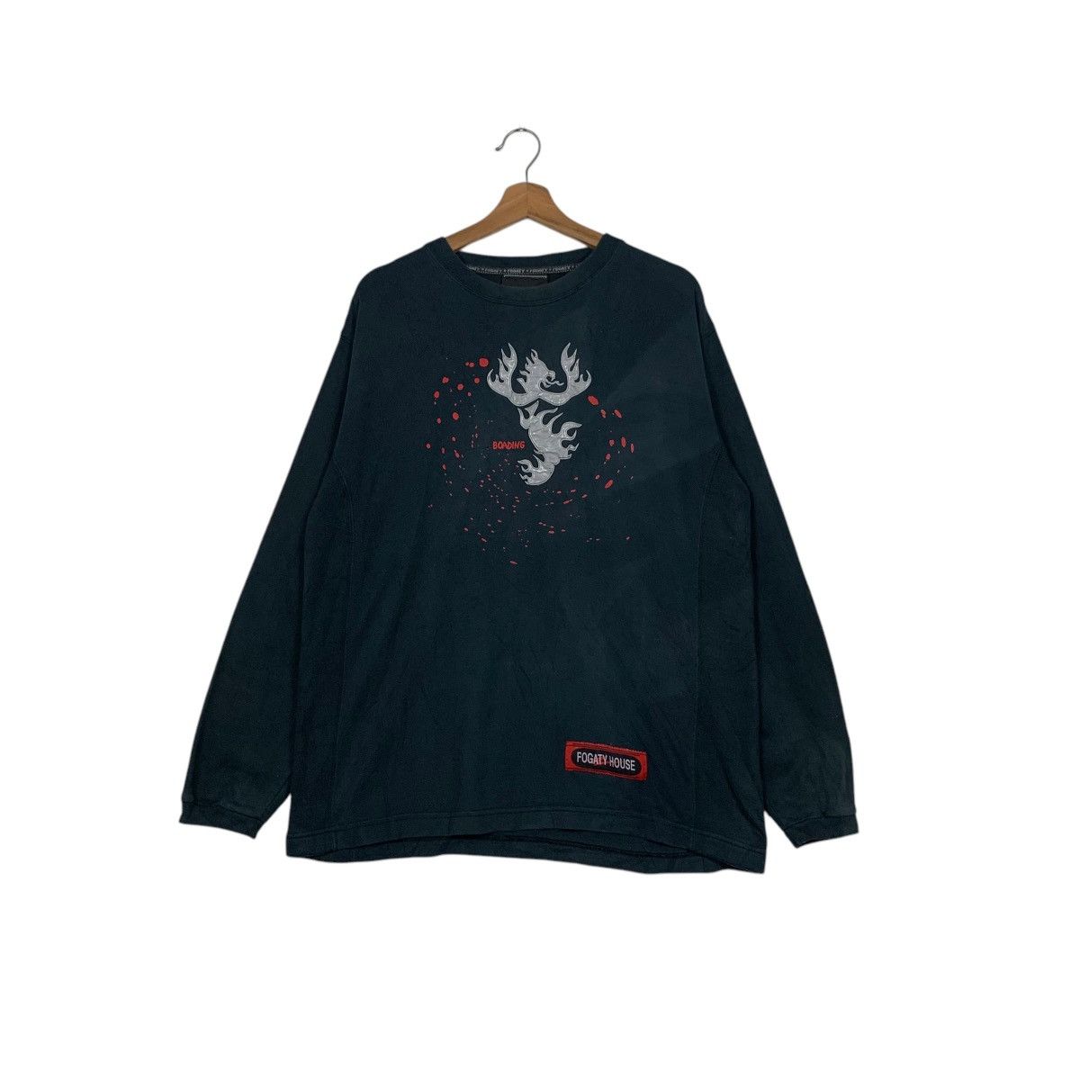 Japanese Brand Fogaty House Streetwear Long Sleeve T Shirt 2623 C118 Hoodie, Sweatshirt | PodTeesHub.com