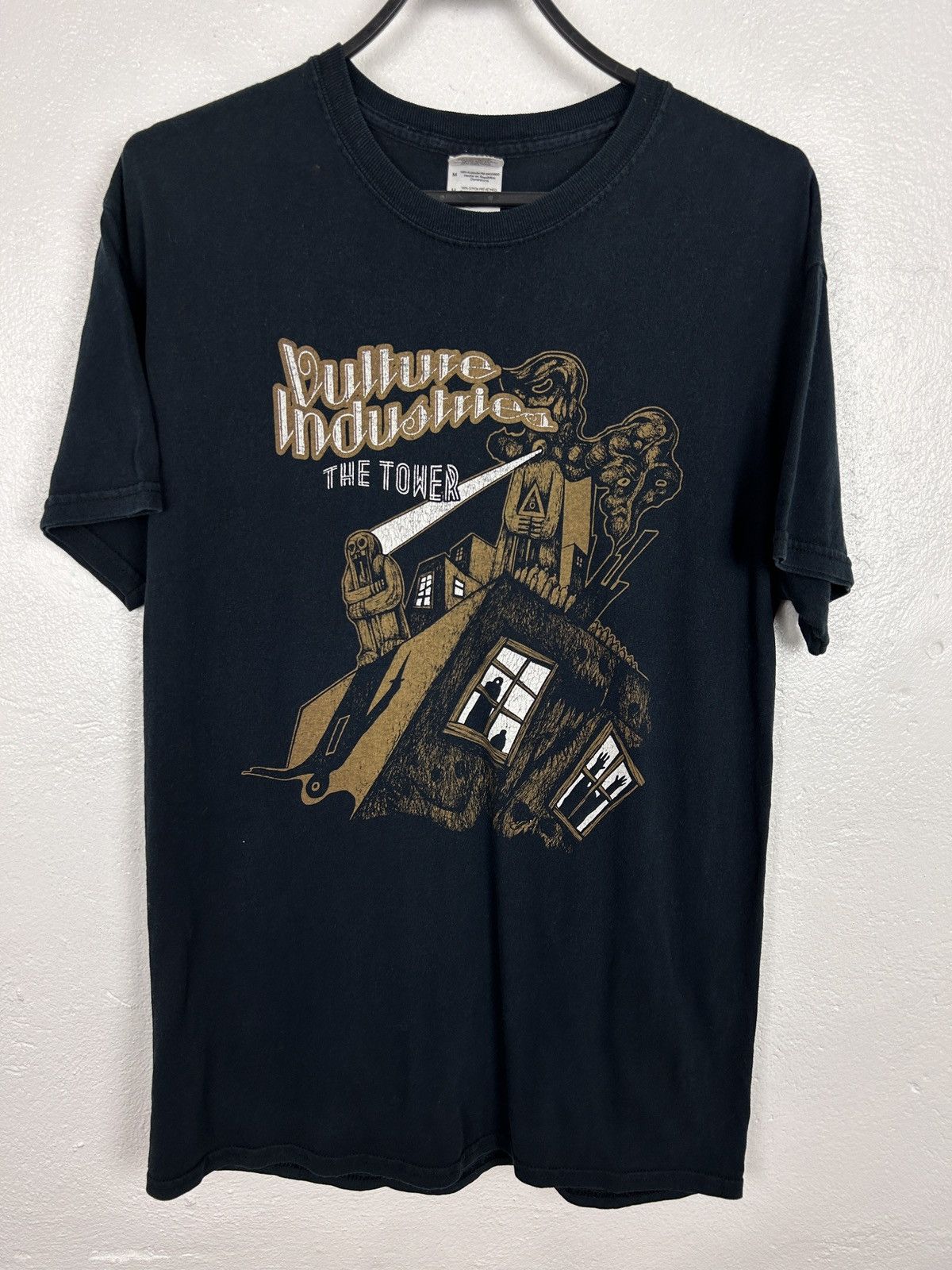Band Tees Vintage Vulture Industries The Tower Metal Band T Shirt Hoodie, Sweatshirt | PodTeesHub.com