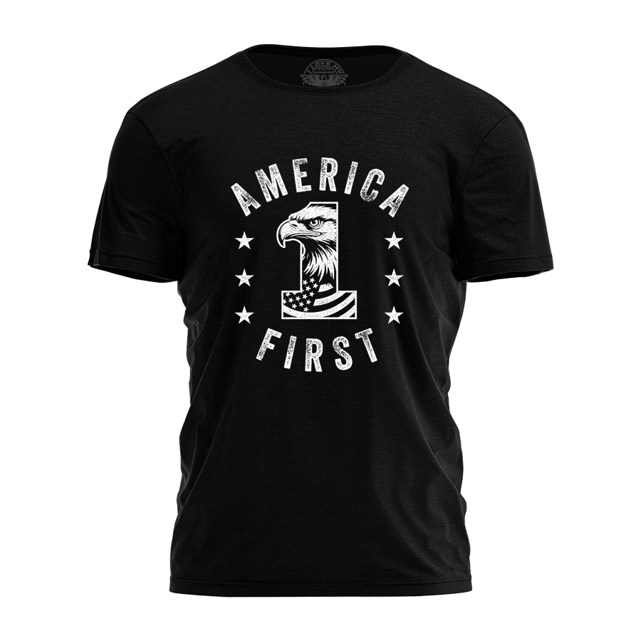 America First Eagle Tee - 4300 Hoodie, Sweatshirt | PodTeesHub.com