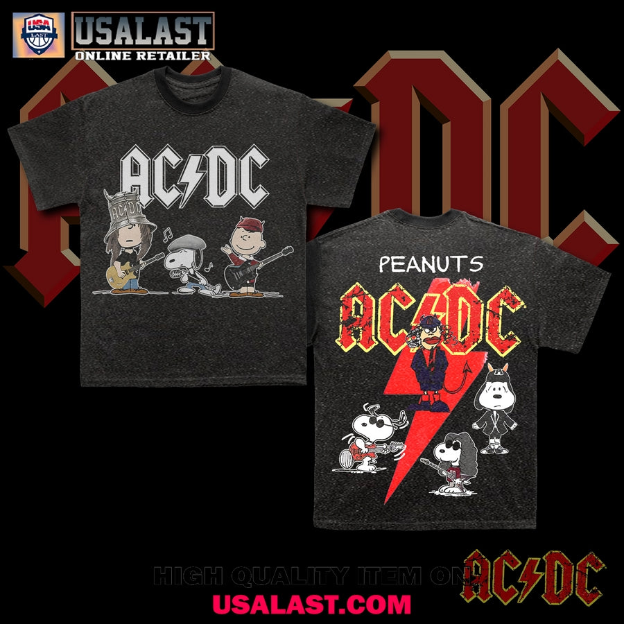 AC/DC x Snoopy Black Hoodie, T-Shirt, Sweatshirt