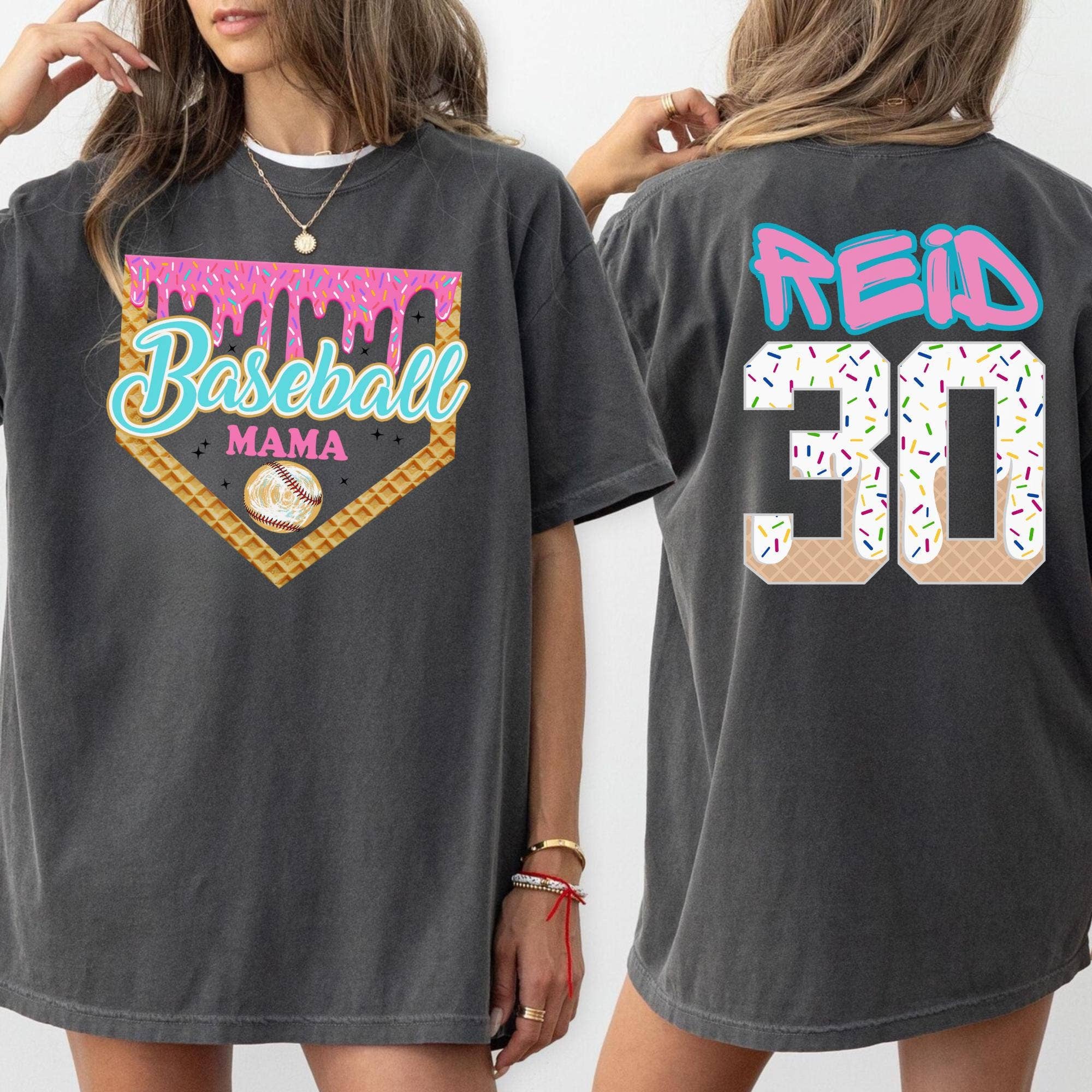 Team Mom Baseball Drip Tee, Custom Jersey & Sweatshirt Hoodie | PodTeesHub.com