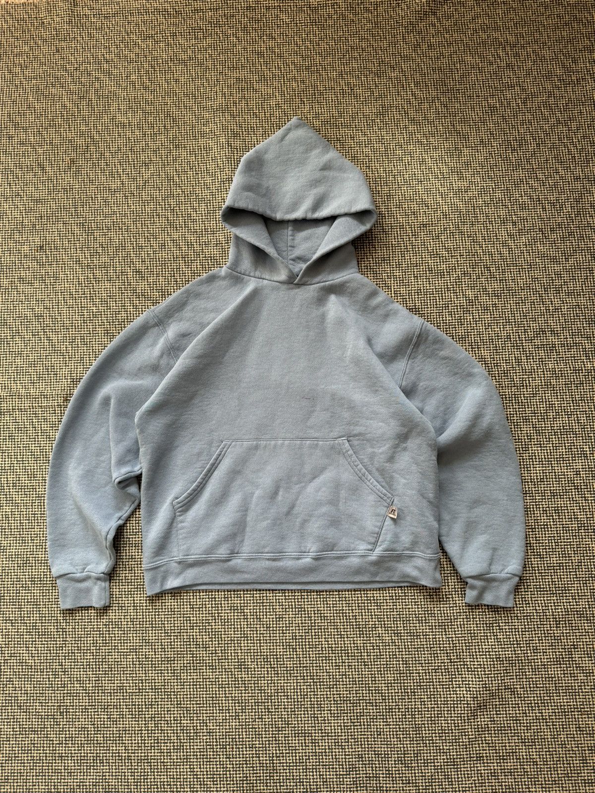 Vintage Blue Russell Athletic Hoodie Boxy Fit T-Shirts, Sweatshirt | PodTeesHub.com