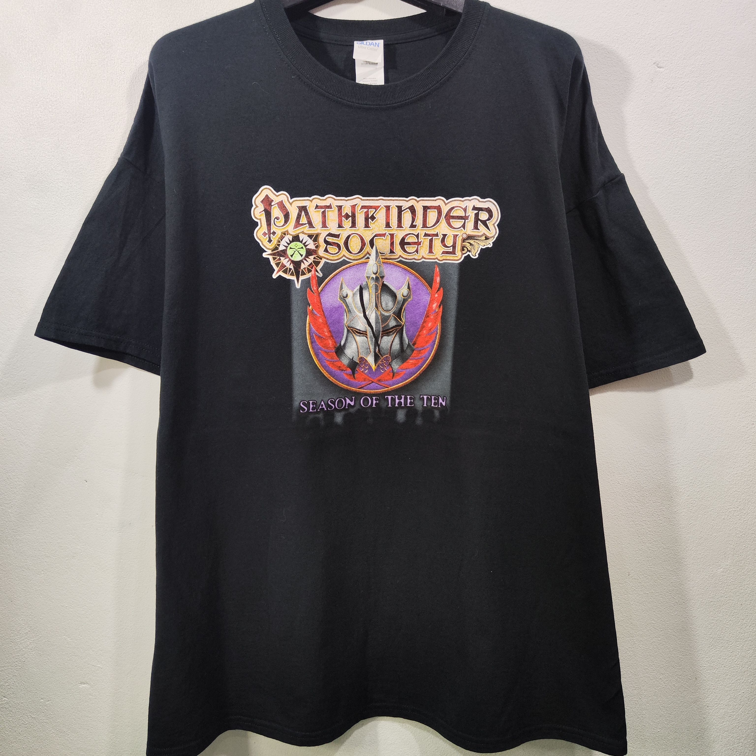 Pathfinder Game Vintage T Shirt Xbox Playstation Black 2xl Hoodie, Sweatshirt | PodTeesHub.com
