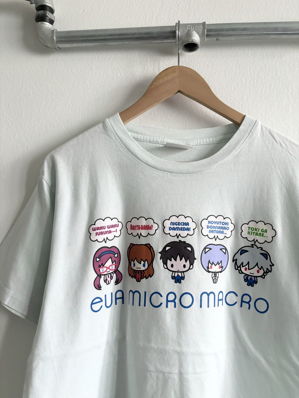 Anime Vintage Evangelion Pop Cartoon T Shirt Hoodie, Sweatshirt | PodTeesHub.com