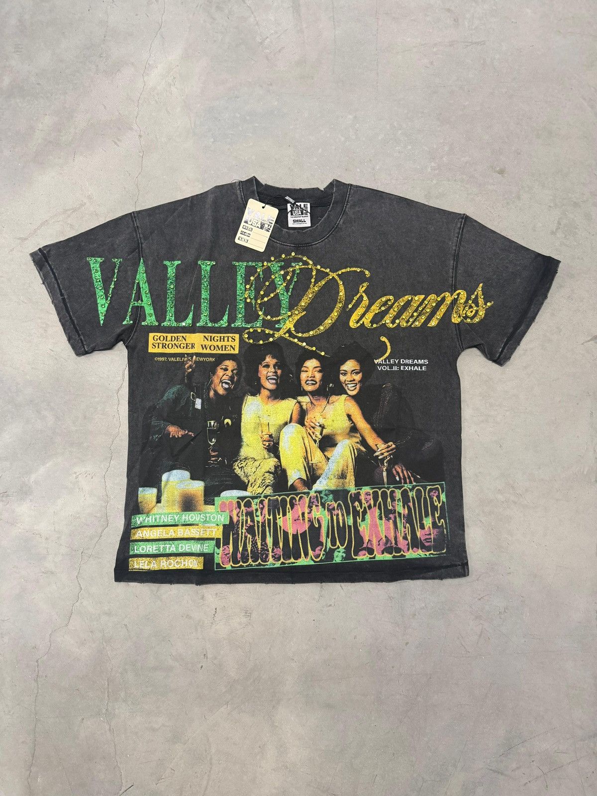 Vale Forever Valley Dreams Black Xhale Bling Tee Large Hoodie, Sweatshirt | PodTeesHub.com