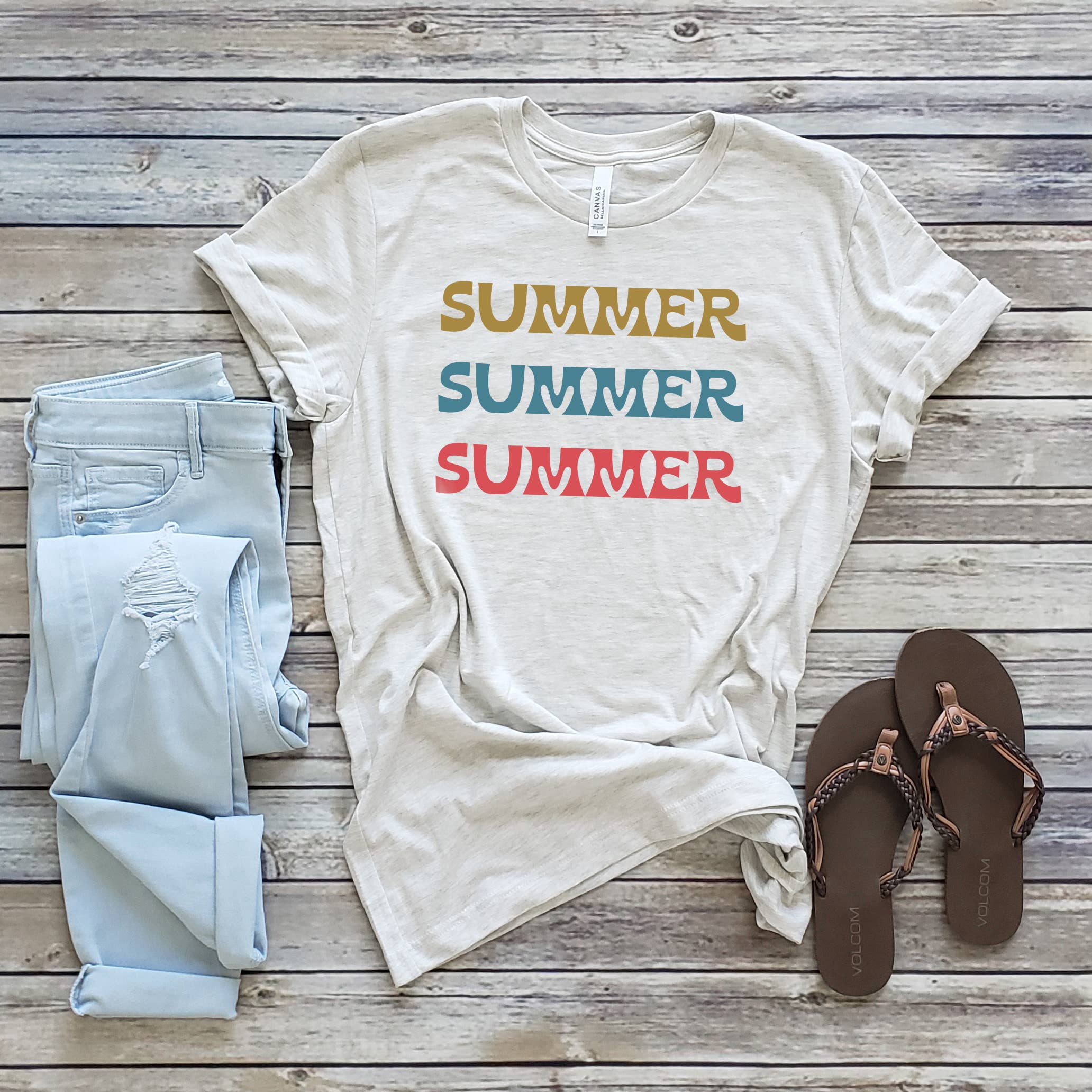 Summer Summer Summer Tee | Sizes XS-2XL Hoodie, Sweatshirt | PodTeesHub.com