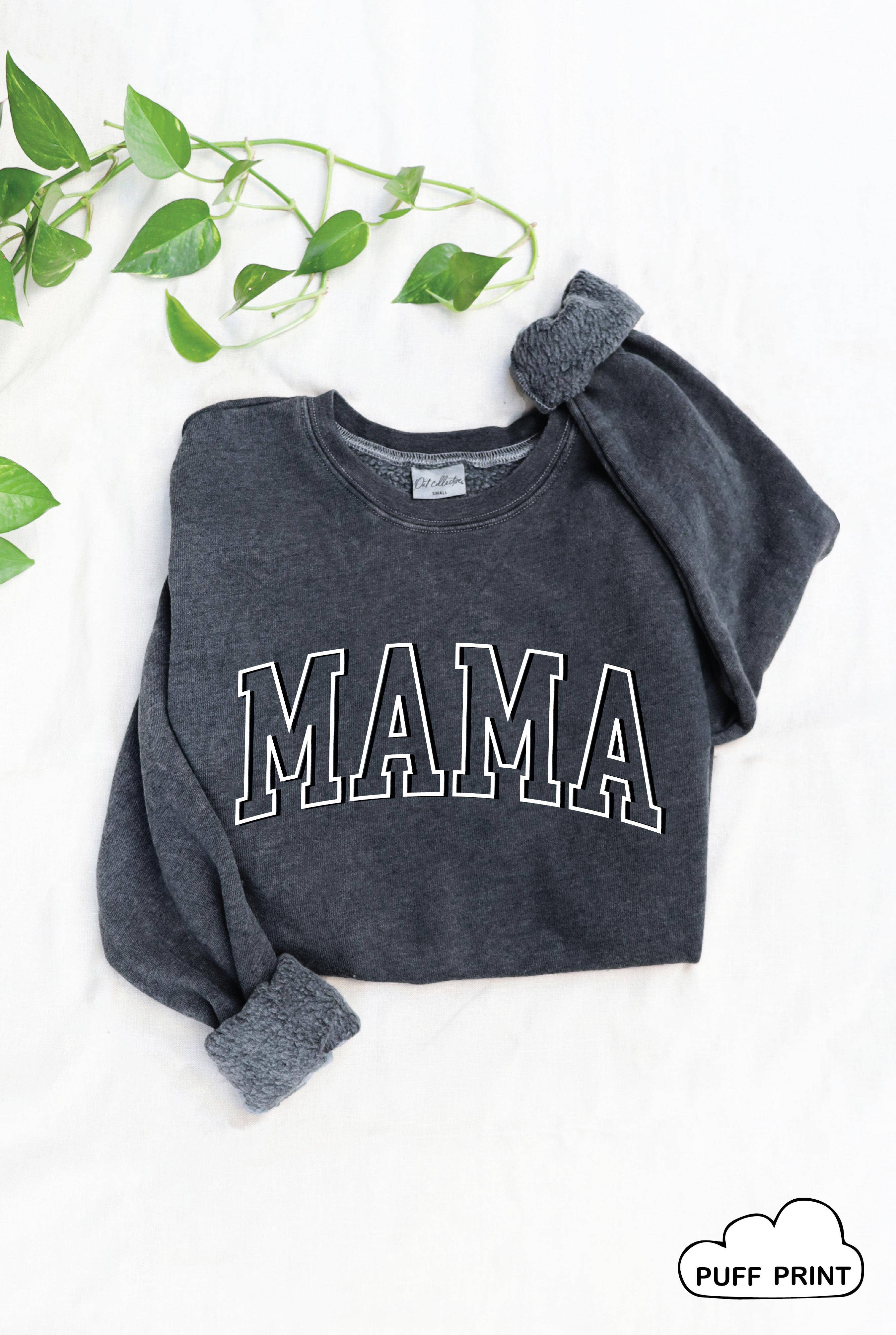 Mama Puff Print Mineral Graphic Sweatshirt T-Shirts, Hoodie | PodTeesHub.com
