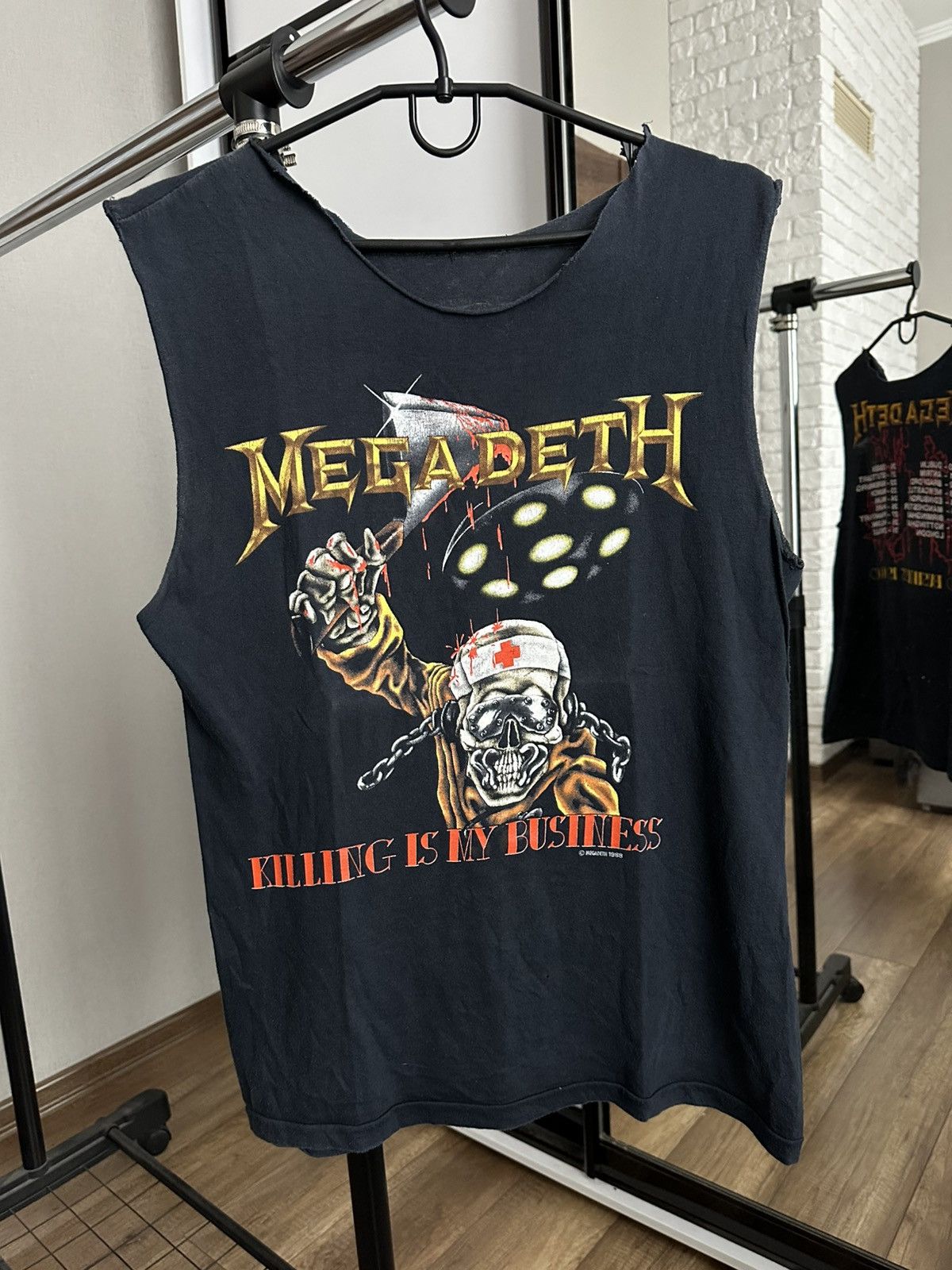 1988 Megadeth Killing Is My Business Vintage Tour T Shirt Hoodie, Sweatshirt | PodTeesHub.com