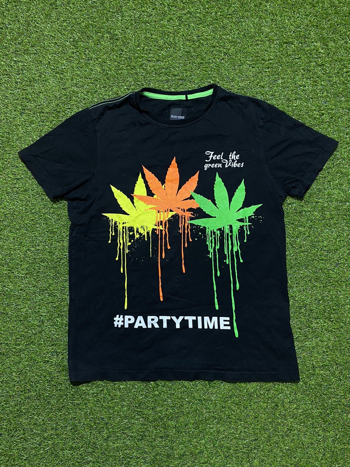Vintage Y2k Humor Tee Streetwear Hippie Rasta Style Size S Hoodie, Sweatshirt | PodTeesHub.com