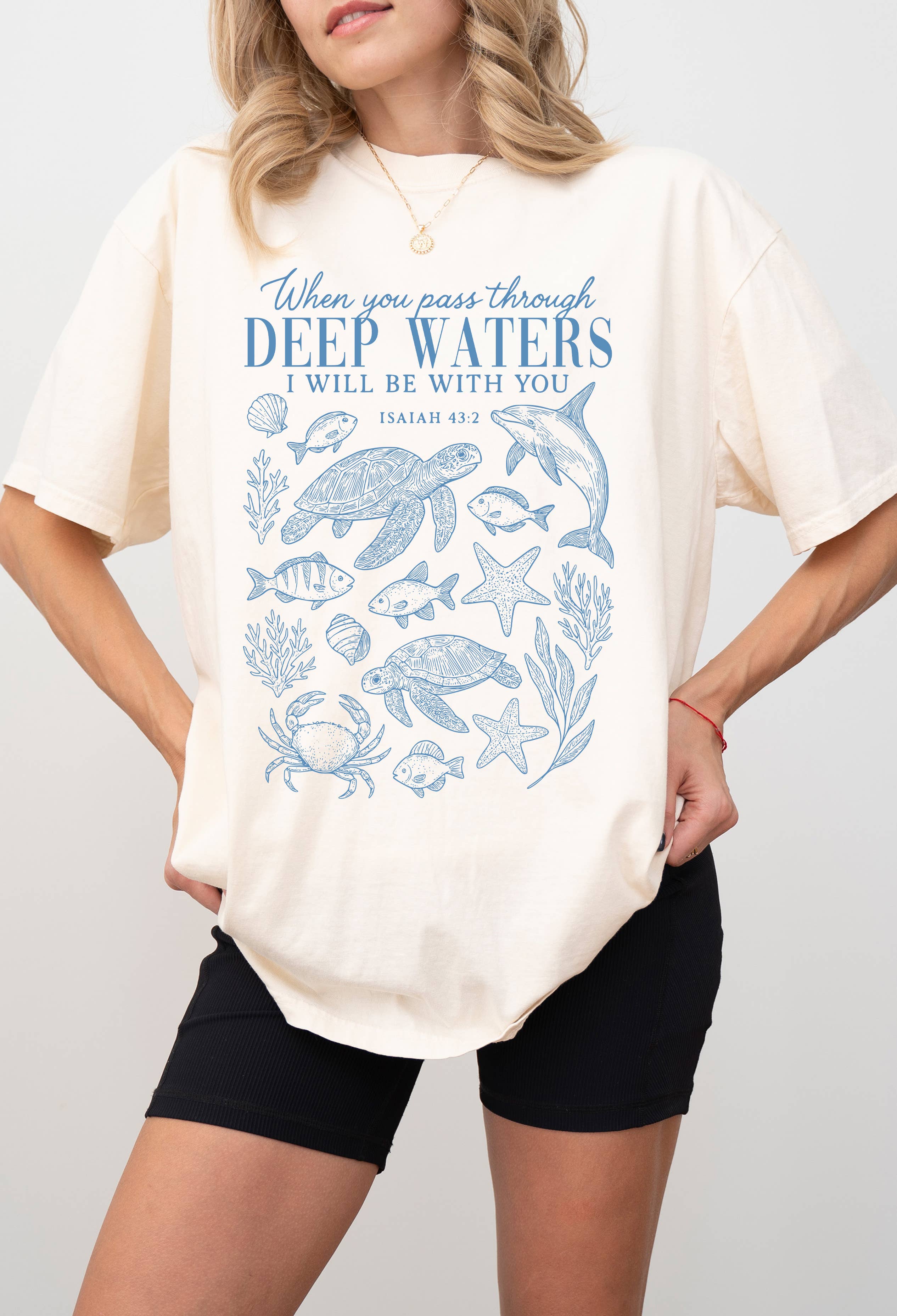 Deep Waters Graphic Tee Hoodie, Sweatshirt | PodTeesHub.com