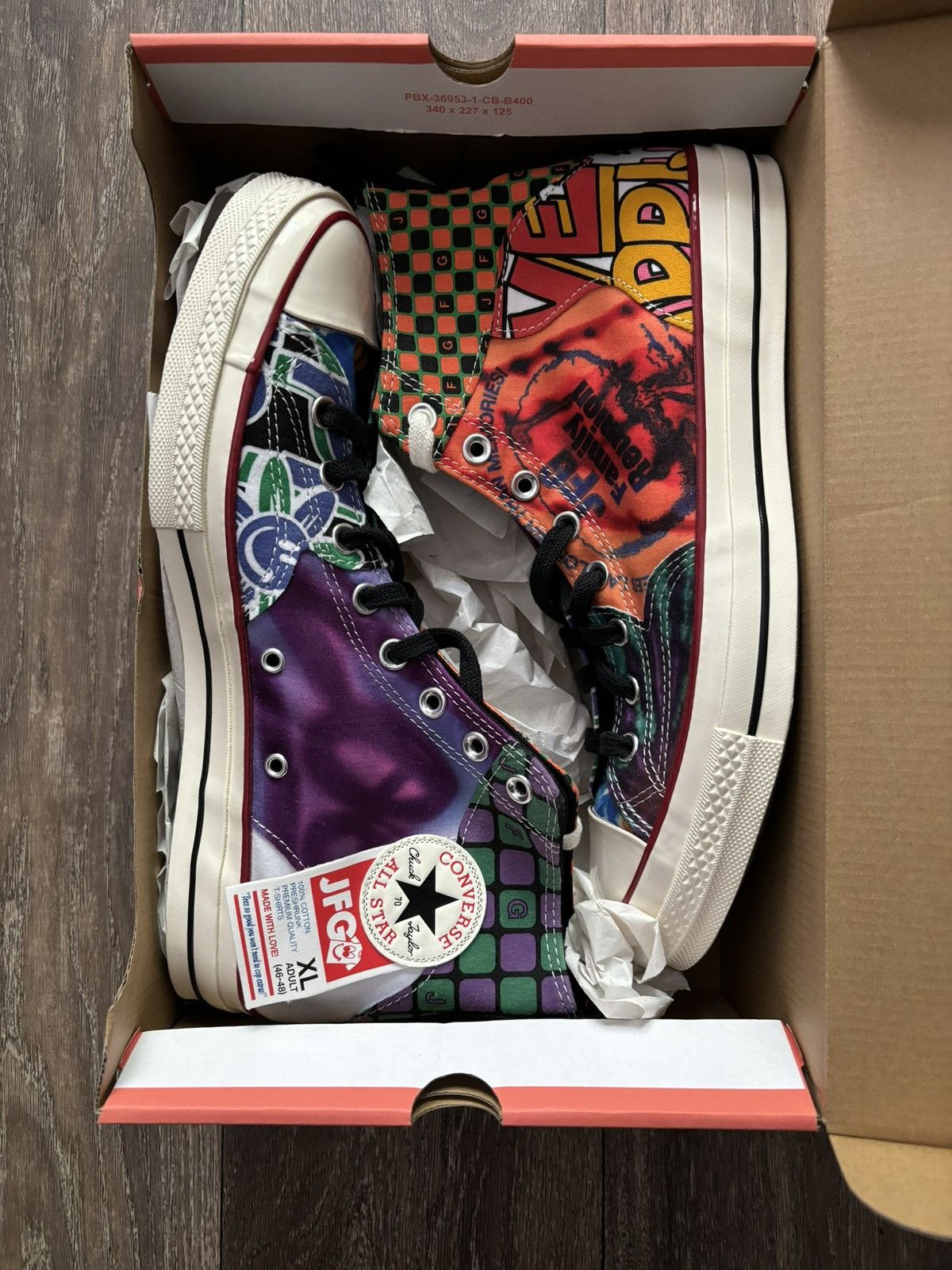 Chuck 70 High Jfg Graphic Tee Collage Hoodie, Sweatshirt | PodTeesHub.com