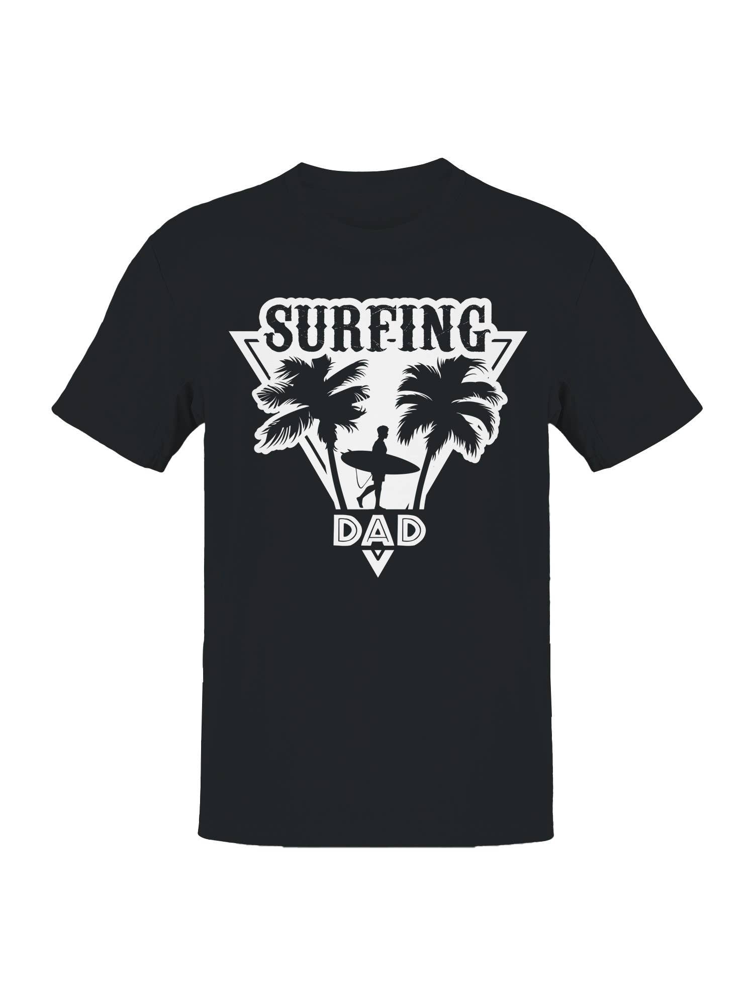 Surfing Dad Graphic Tee Men's T-Shirt Hoodie, Sweatshirt | PodTeesHub.com