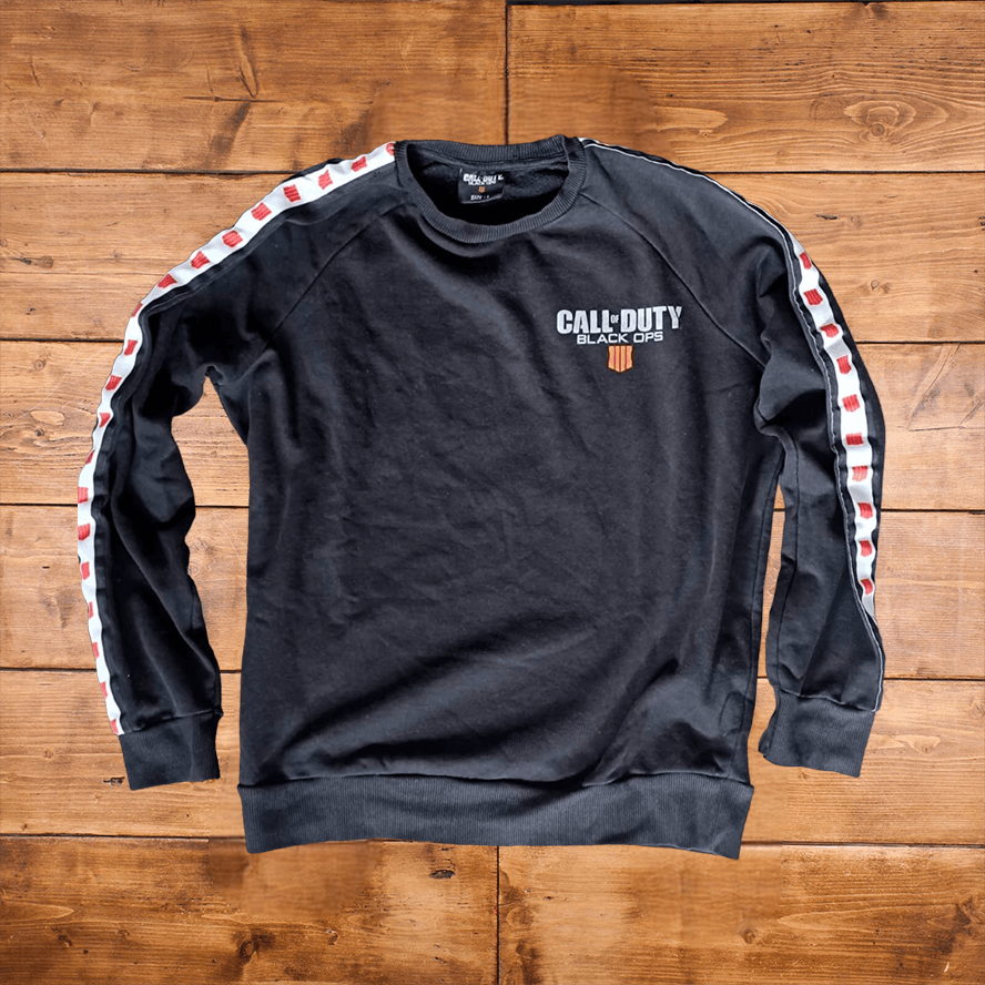 Playstation Call Of Duty Black Ops Sweatshirt Hoodie Vintage Y2k Size L T-Shirts | PodTeesHub.com