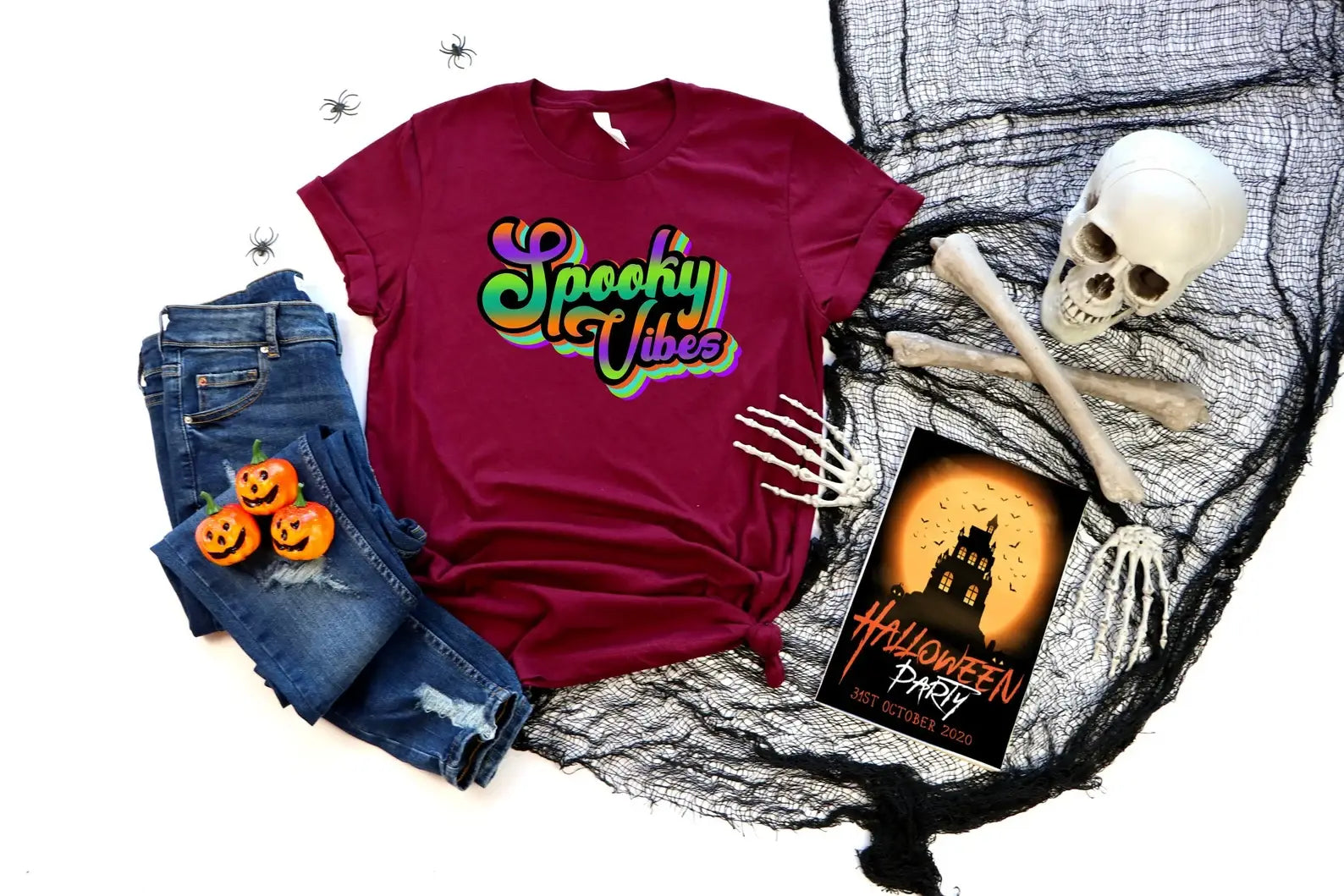 Spooky Vibes T-Shirt Hoodie, Sweatshirt | PodTeesHub.com