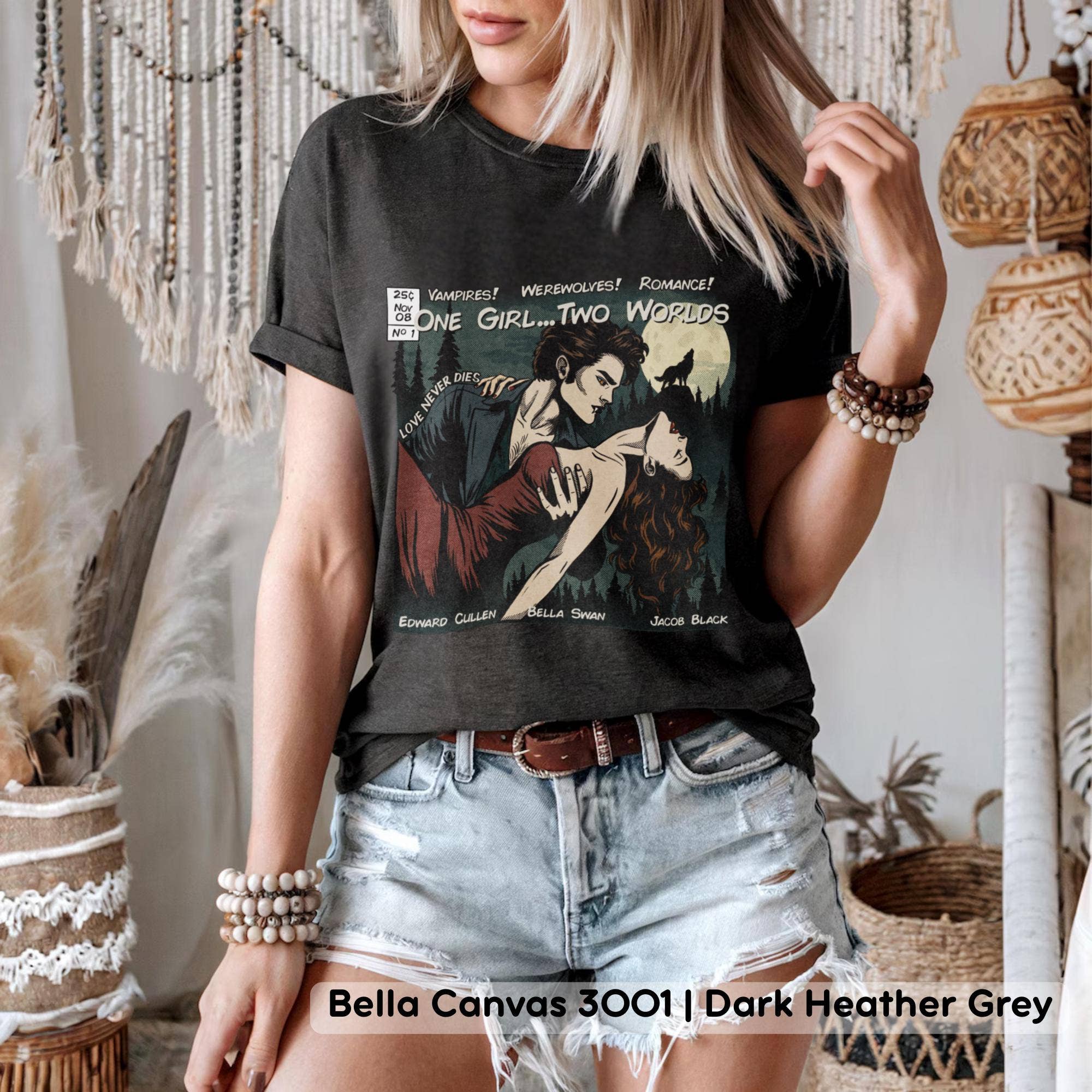 Twilight Comic Book Cover T-Shirt – Subtle Vampire Fan Tee Hoodie, Sweatshirt | PodTeesHub.com