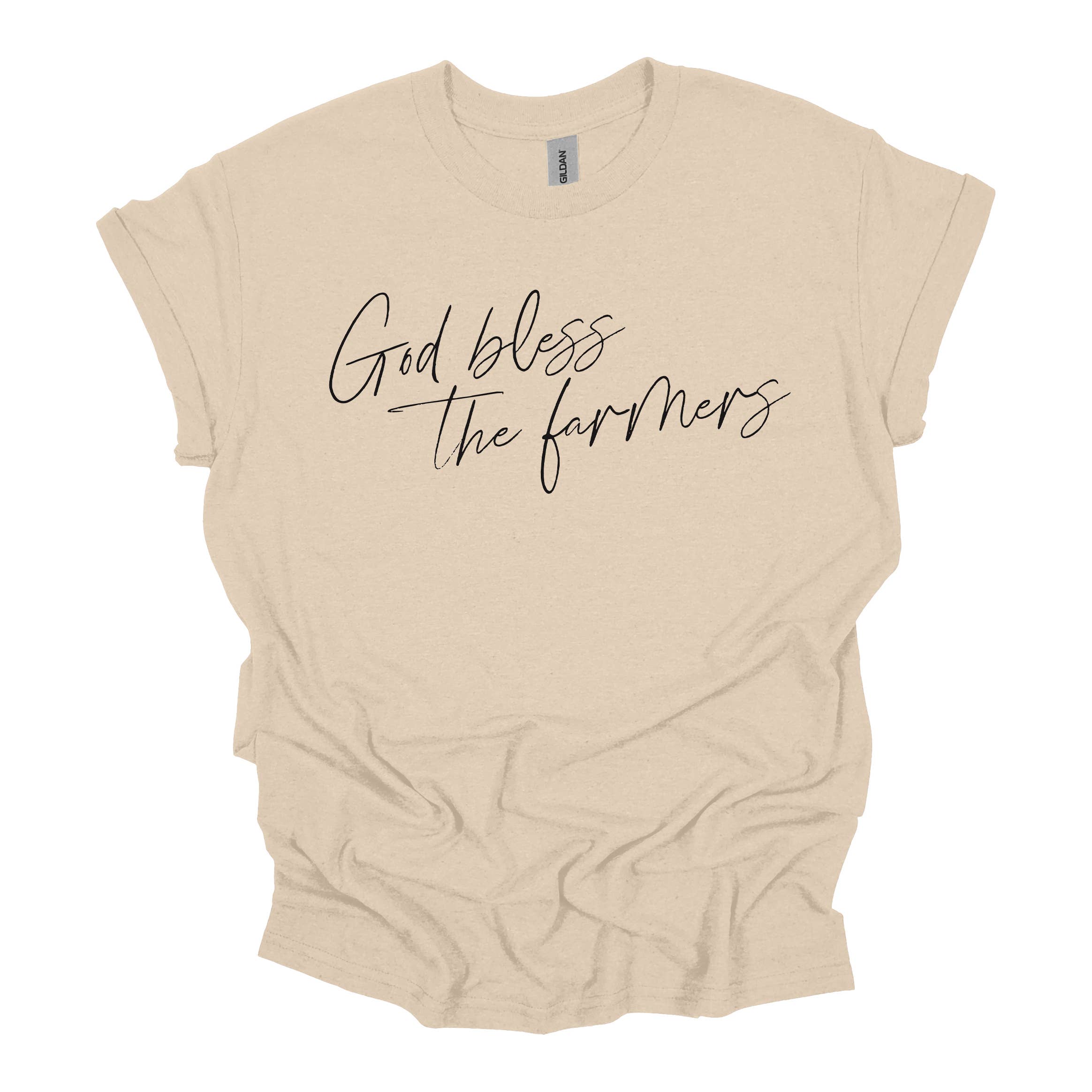 God Bless the Farmers Tee Hoodie, Sweatshirt | PodTeesHub.com