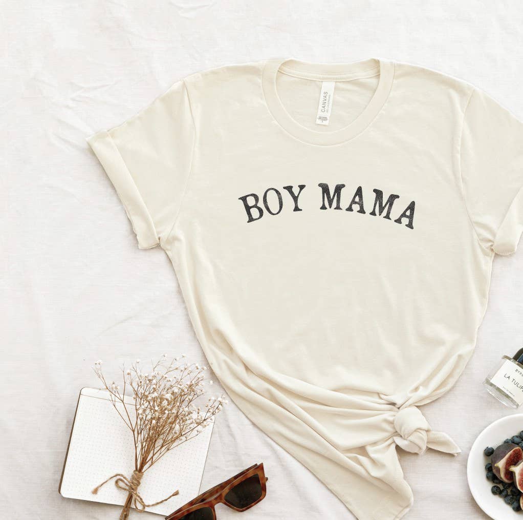 Boy Mama Graphic T-Shirt Hoodie, Sweatshirt | PodTeesHub.com