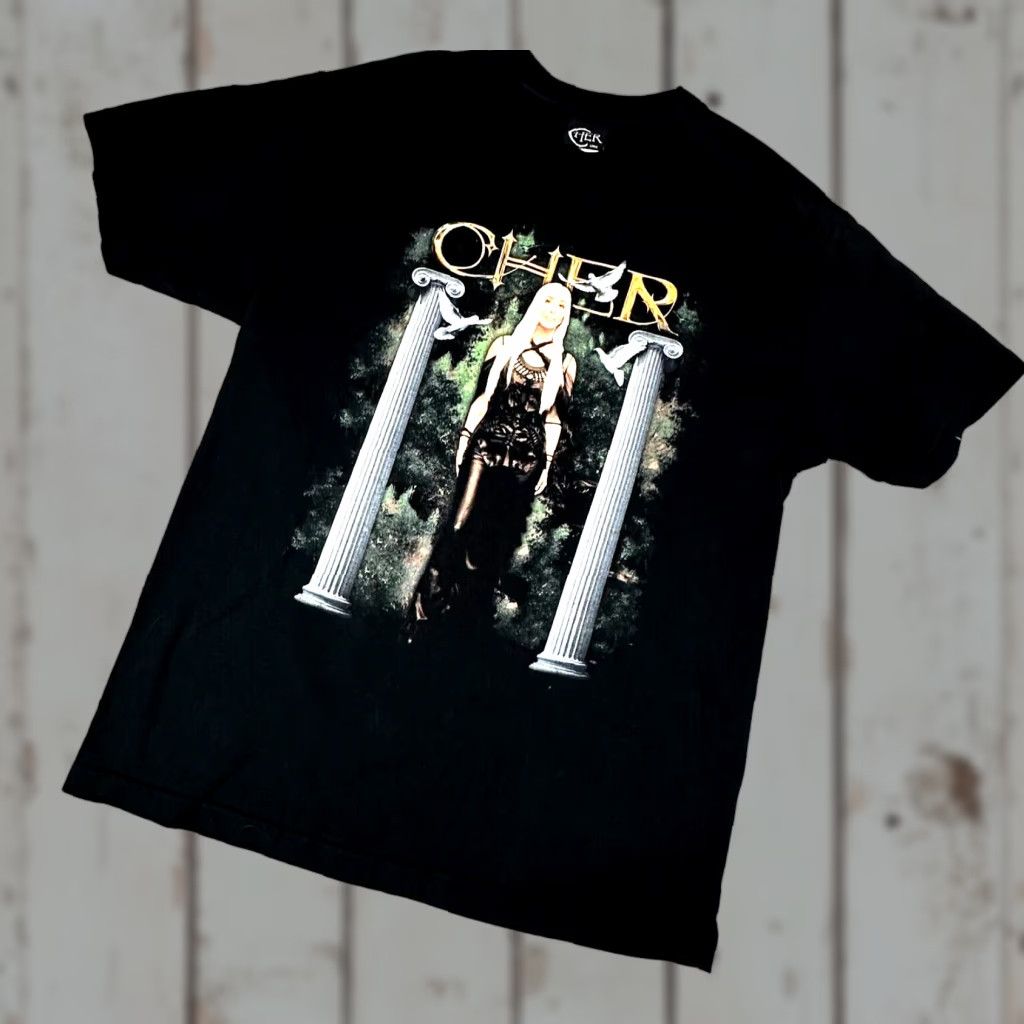 Vintage Cher Adult Large T Shirt Unisex Usa Made Colosseum Caesar S Palace Las Vegas Concert Tee Men Hoodie, Sweatshirt