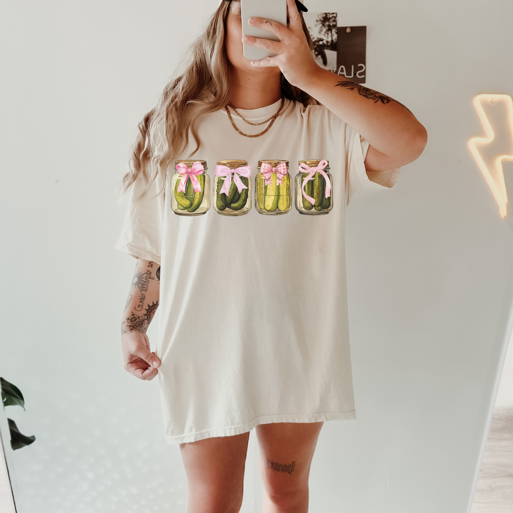Coquette Pickles Comfort Color Graphic Tee Hoodie, Sweatshirt | PodTeesHub.com