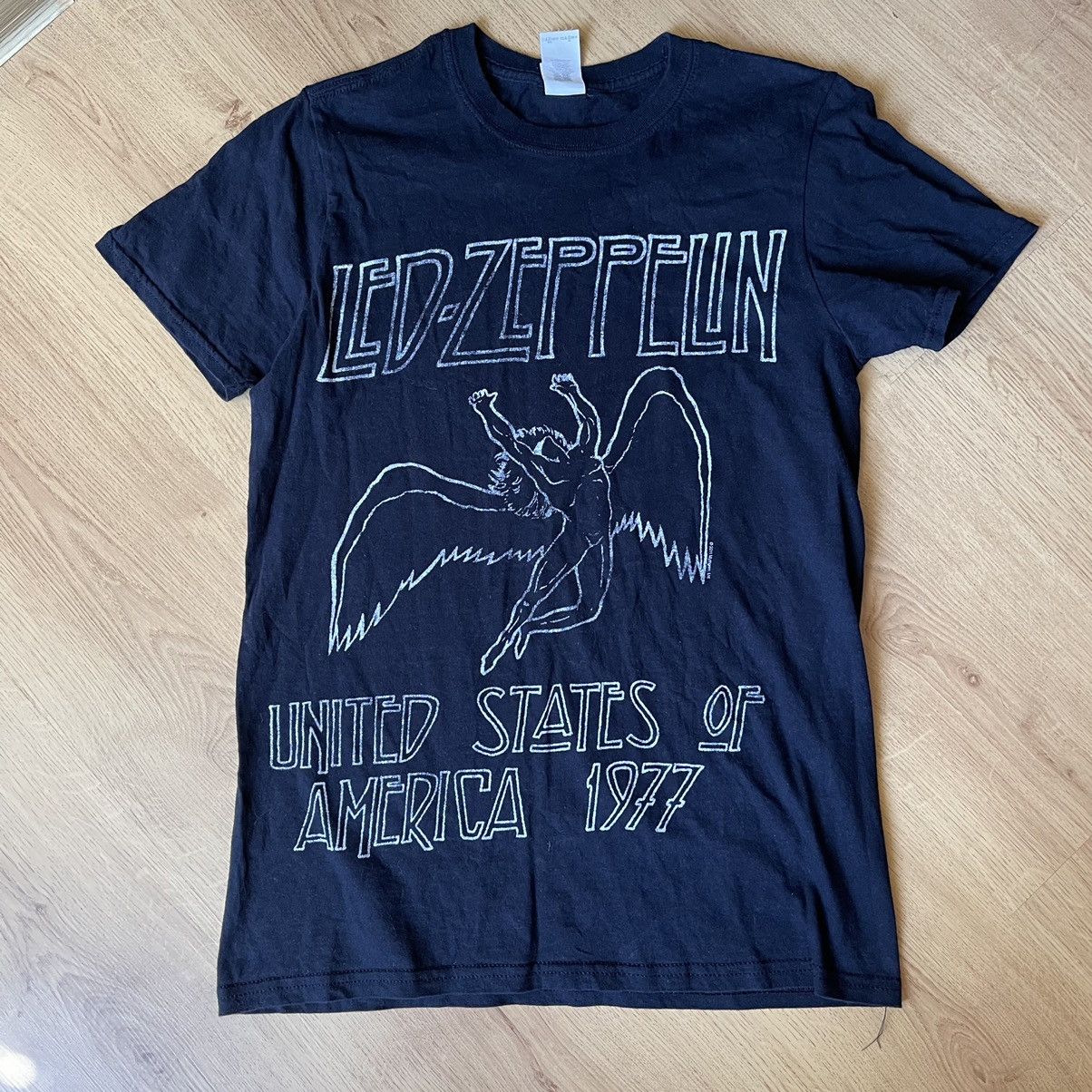 Led Zeppelin X Vintage Vintage Led Zeppelin United States Of America 1977 T-Shirts, Hoodie, Sweatshirt | PodTeesHub.com