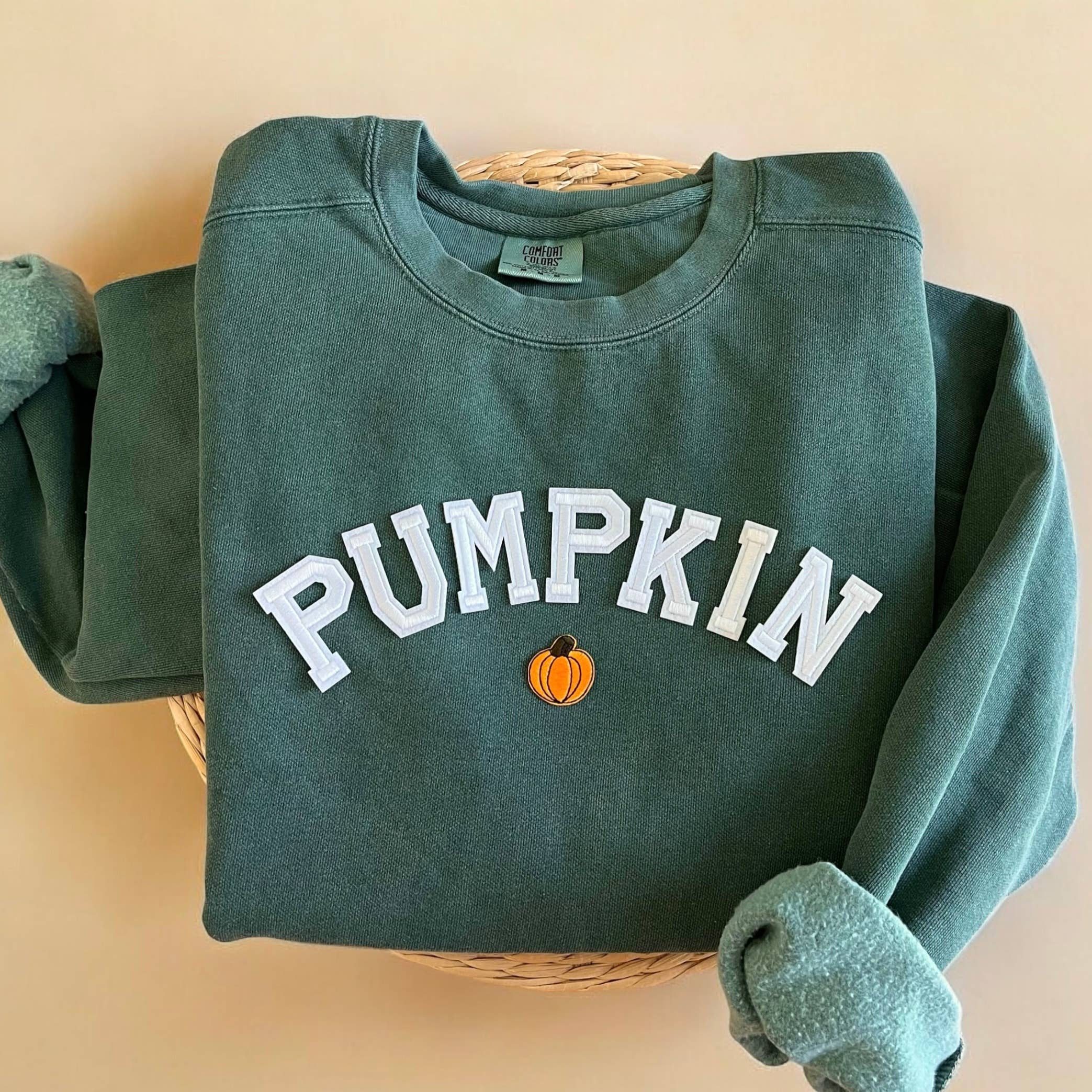 Comfort Colors® Pumpkin Sweatshirt, Vintage Fall Sweatshirt T-Shirts, Hoodie | PodTeesHub.com