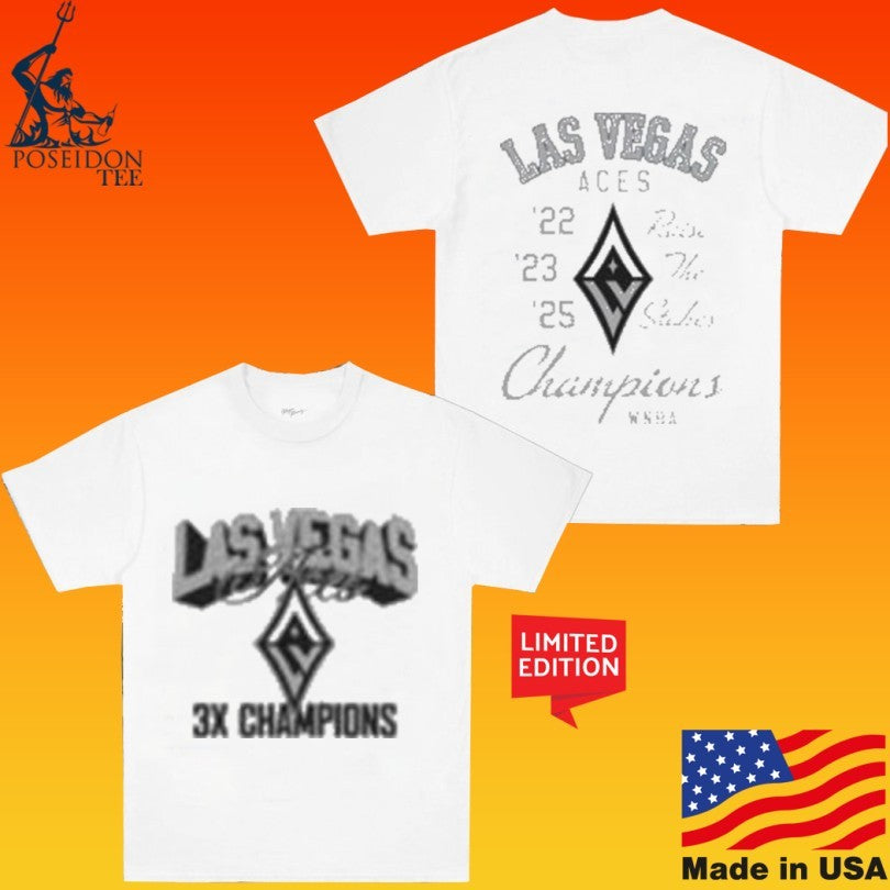 Aces Team Las Vegas Aces Raise The Stakes Championships T-shirt