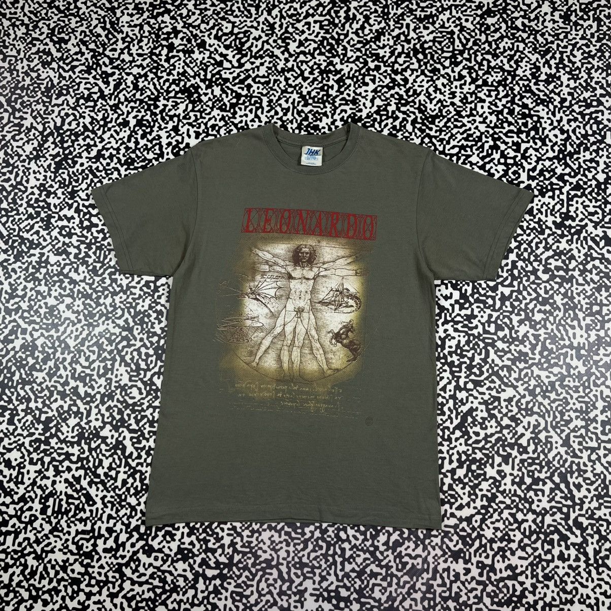 Vintage Y2k Leonardo Da Vinci Big Logo Retro T Shirt Hoodie, Sweatshirt | PodTeesHub.com