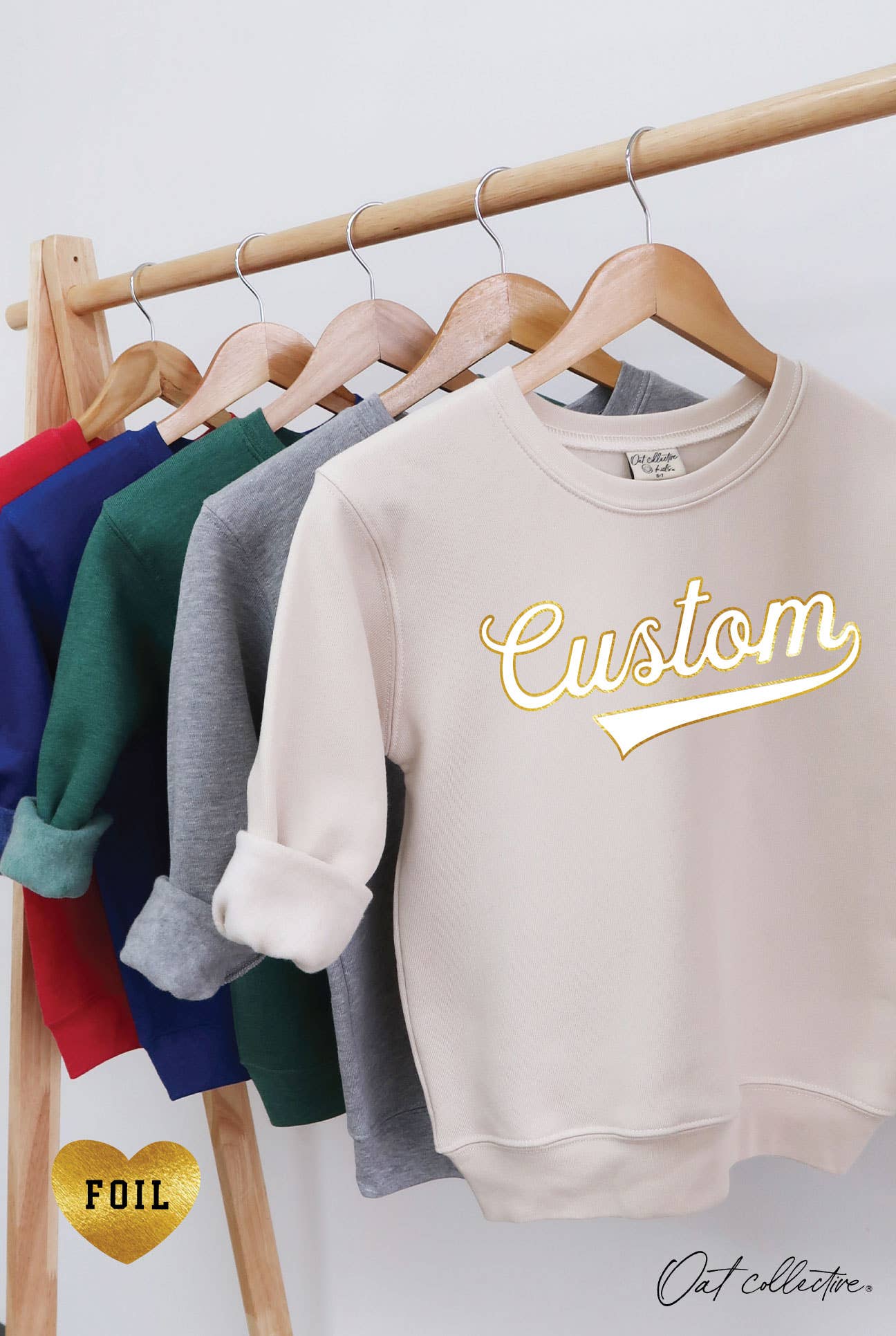 Custom Varsity Foil  Youth Unisex Graphic Sweatshirt T-Shirts, Hoodie | PodTeesHub.com