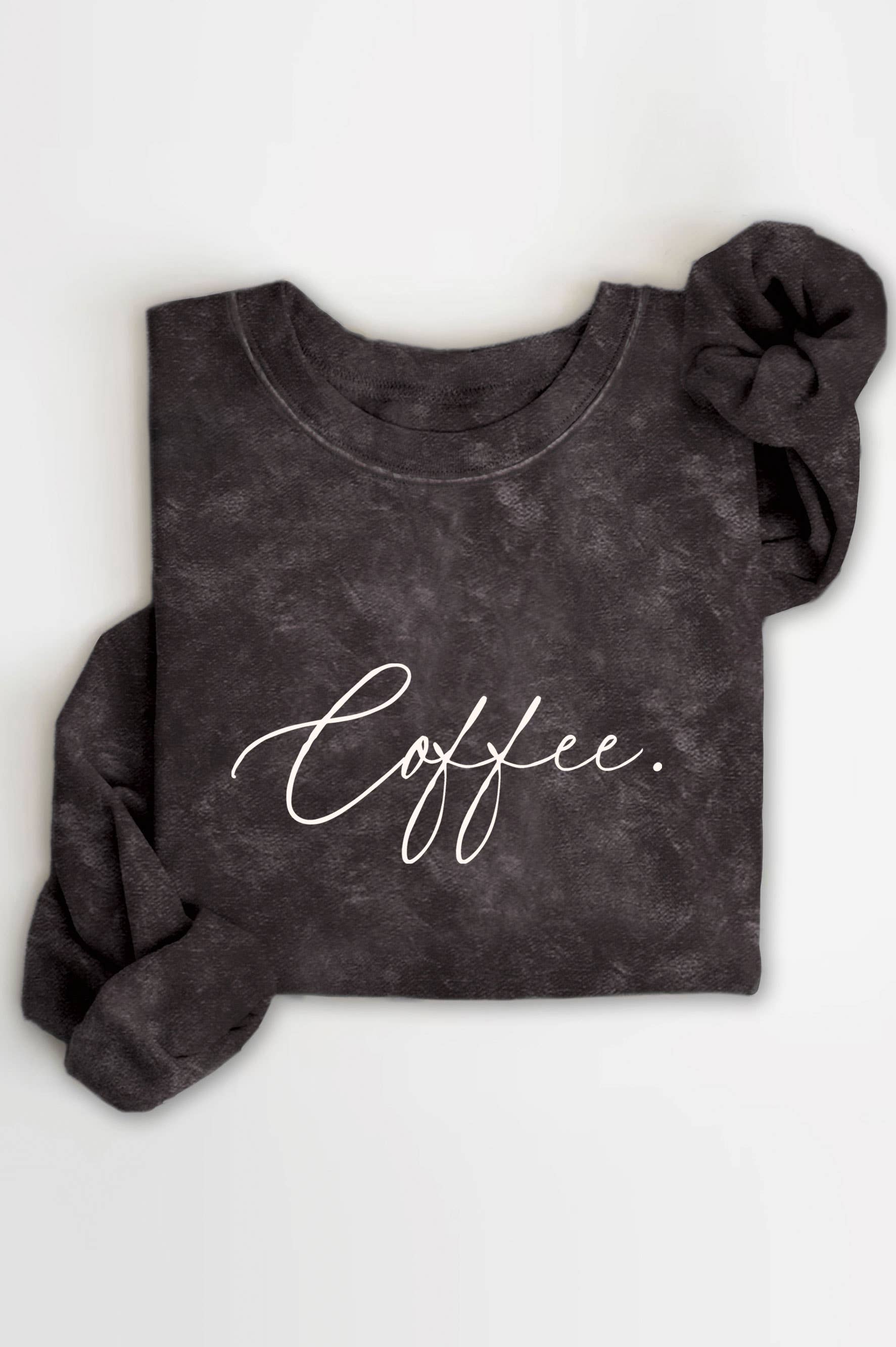Coffee Puff Graphic Mineral Brushed Sweatshirt T-Shirts, Hoodie | PodTeesHub.com