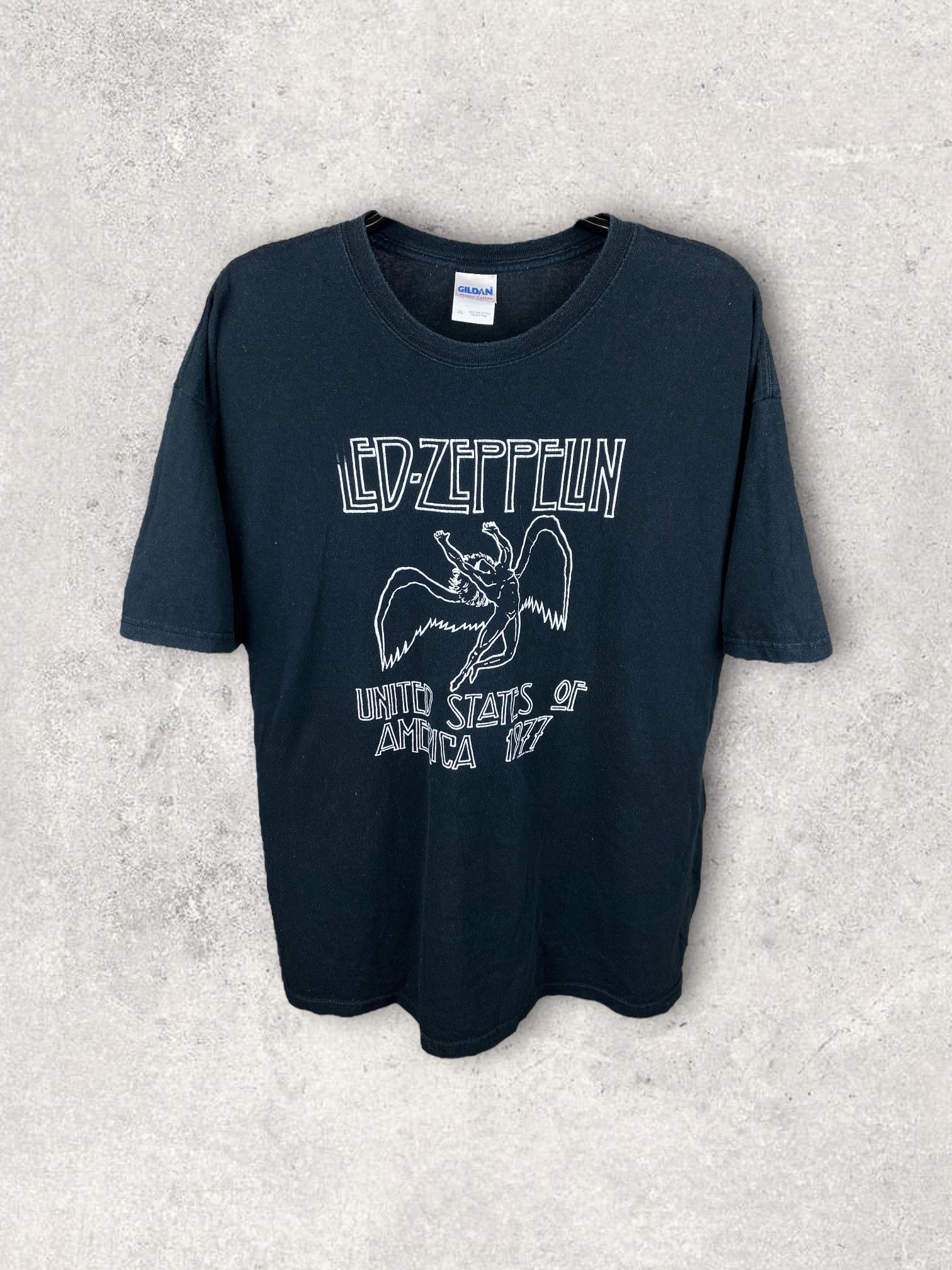 Zeppelin Led Zeppelin Rock Black Tshirt Vintage Y2k 2000 S Grunge Hoodie, Sweatshirt | PodTeesHub.com