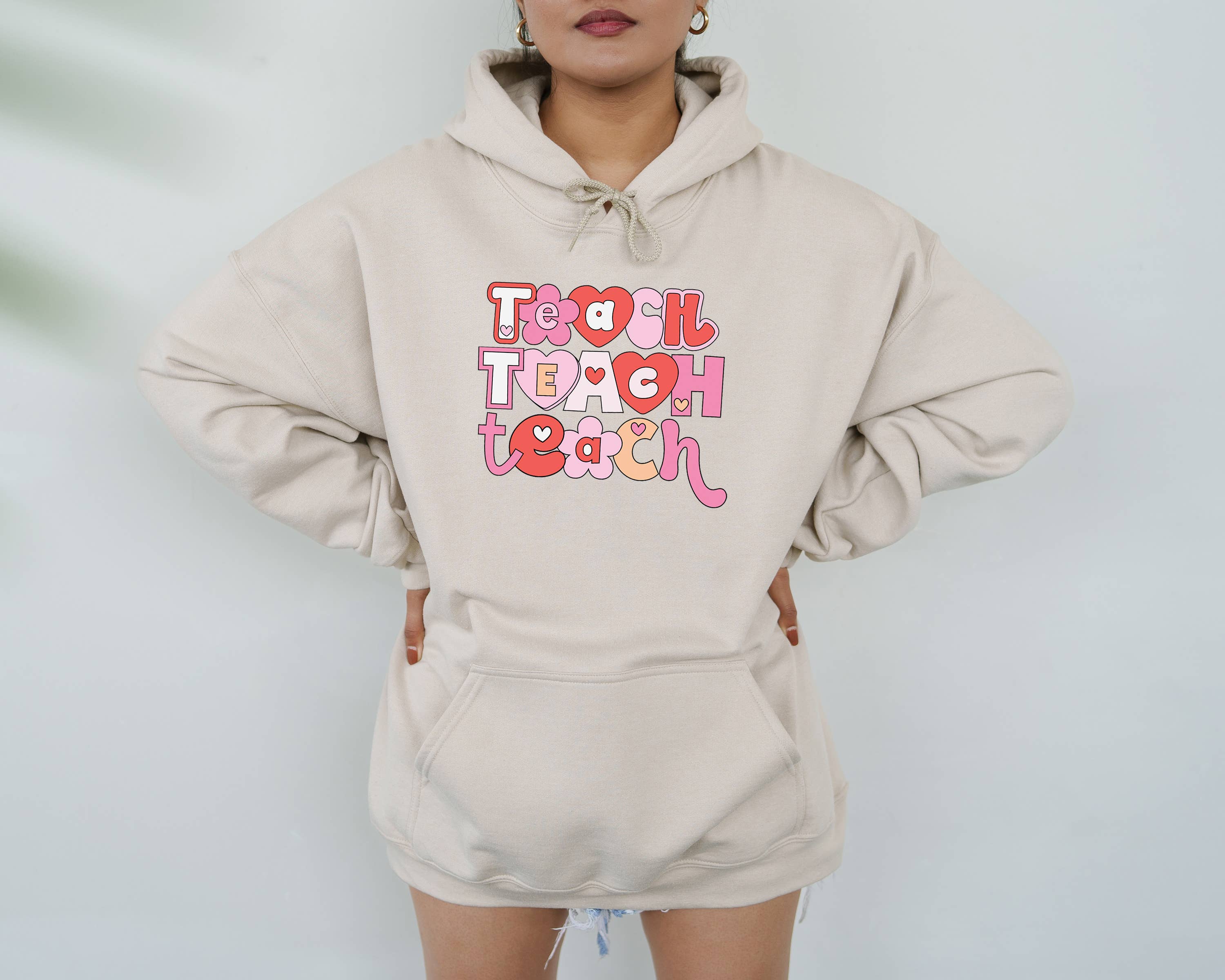 Valentines Day Sweatshirt, Hooded Sweatshirt, Teacher Hoodie T-Shirts | PodTeesHub.com