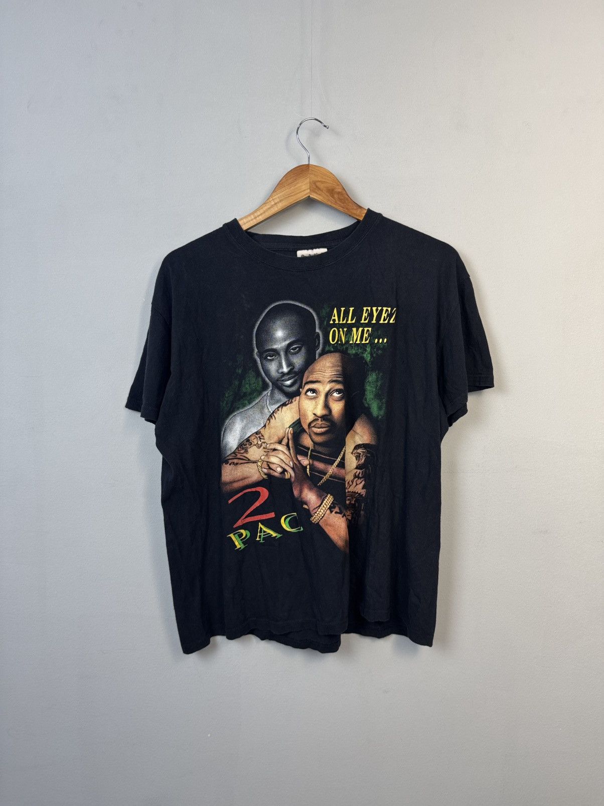 Vintage Tupac 2pac All Eyes On Me Tee Black Hoodie, Sweatshirt | PodTeesHub.com