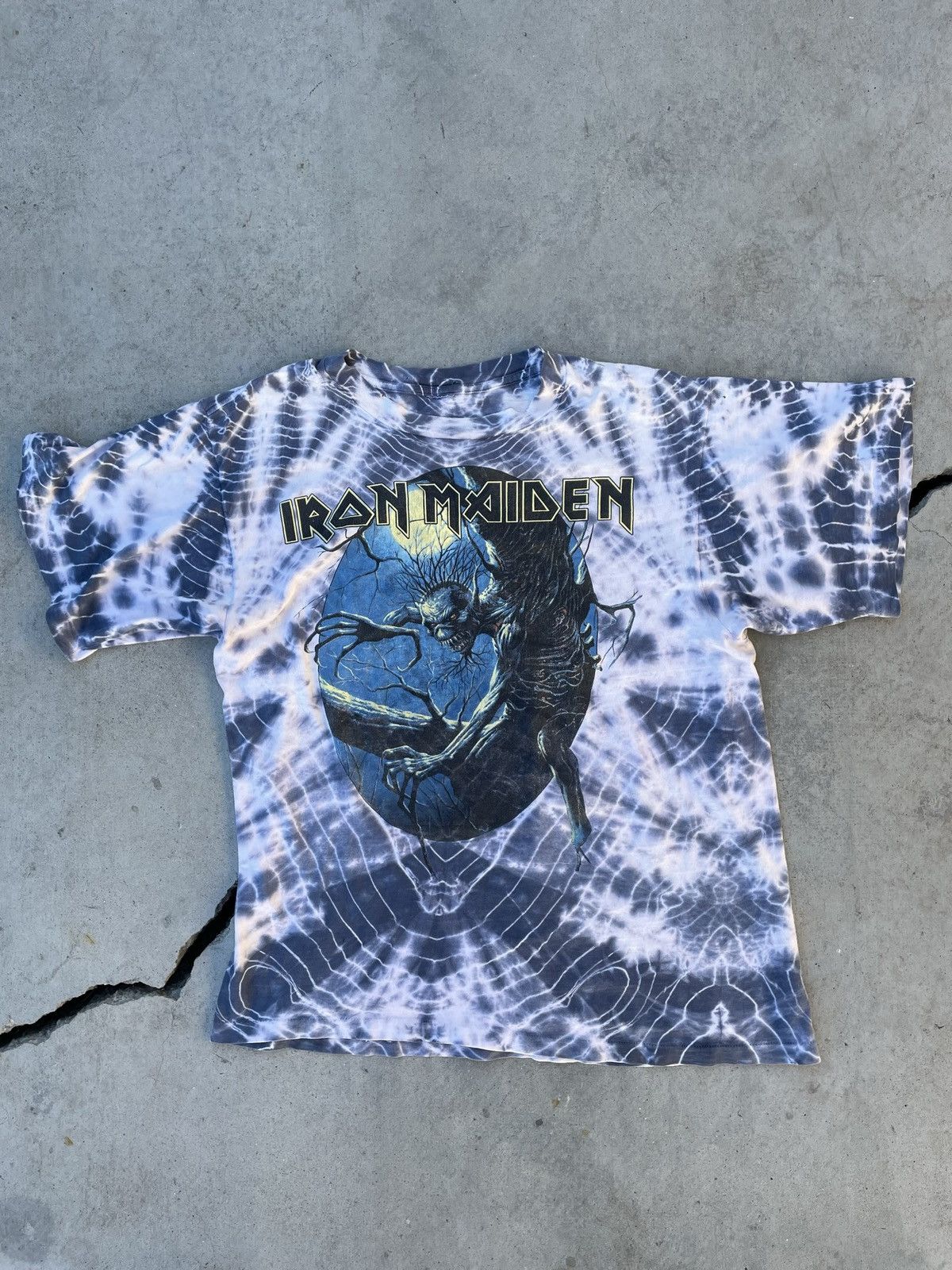 Vintage Rare 1992 Iron Maiden Fear Of The Dark Promo Tee Hoodie, Sweatshirt | PodTeesHub.com