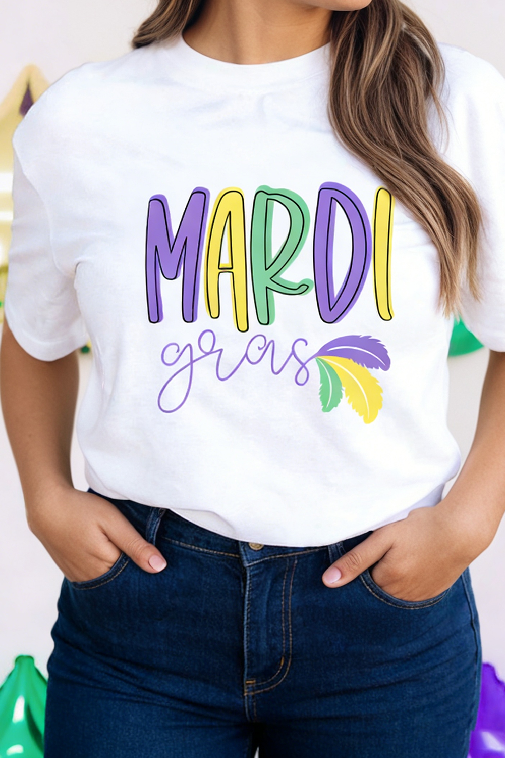 Mardi Gras Stylish Printed T Shirt (S-Xl) Hoodie, Sweatshirt | PodTeesHub.com