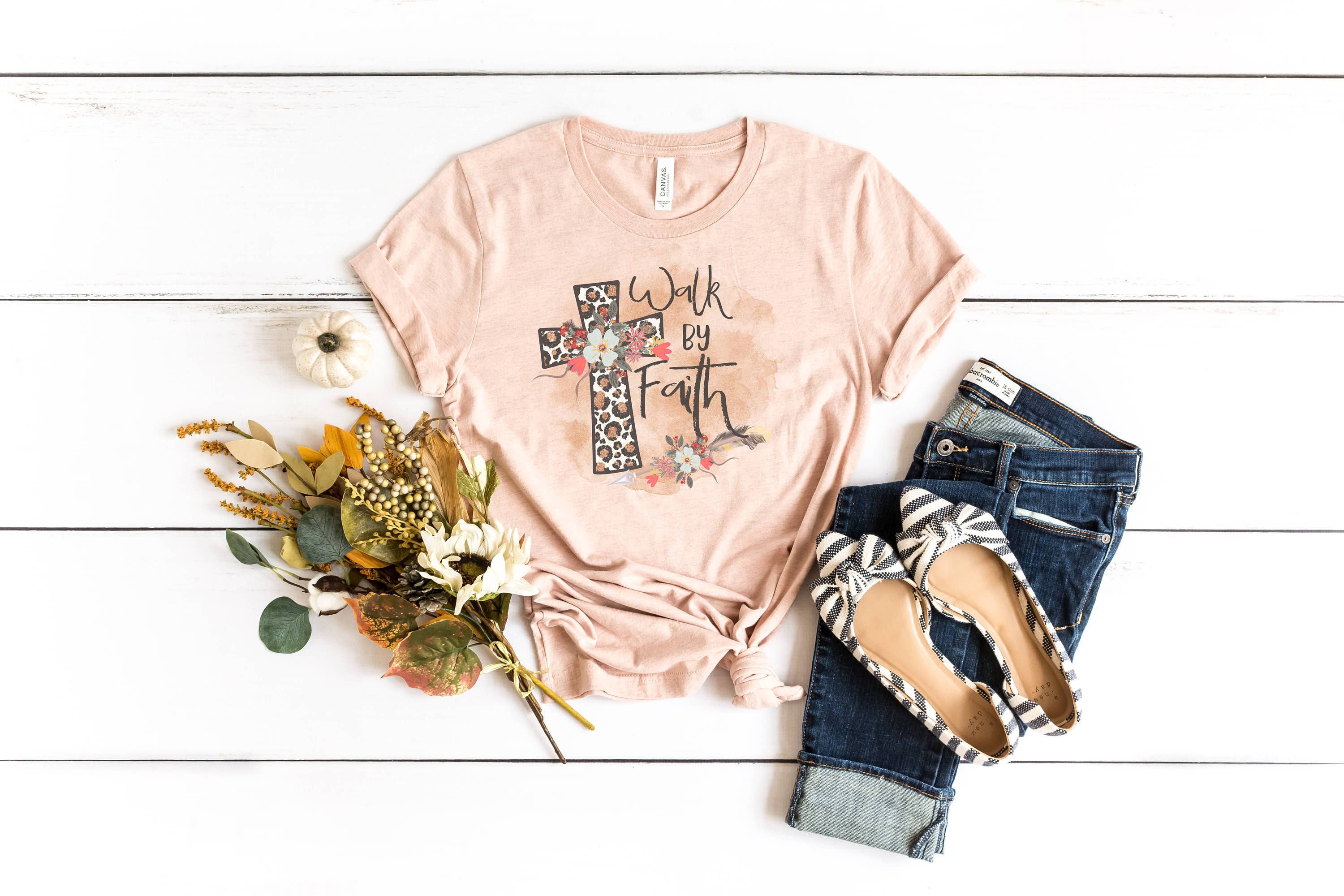 Walk By Faith | Christian Tshirt Hoodie, Sweatshirt | PodTeesHub.com