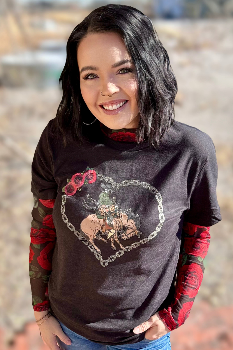 Rose of My Heart Tee Hoodie, Sweatshirt | PodTeesHub.com