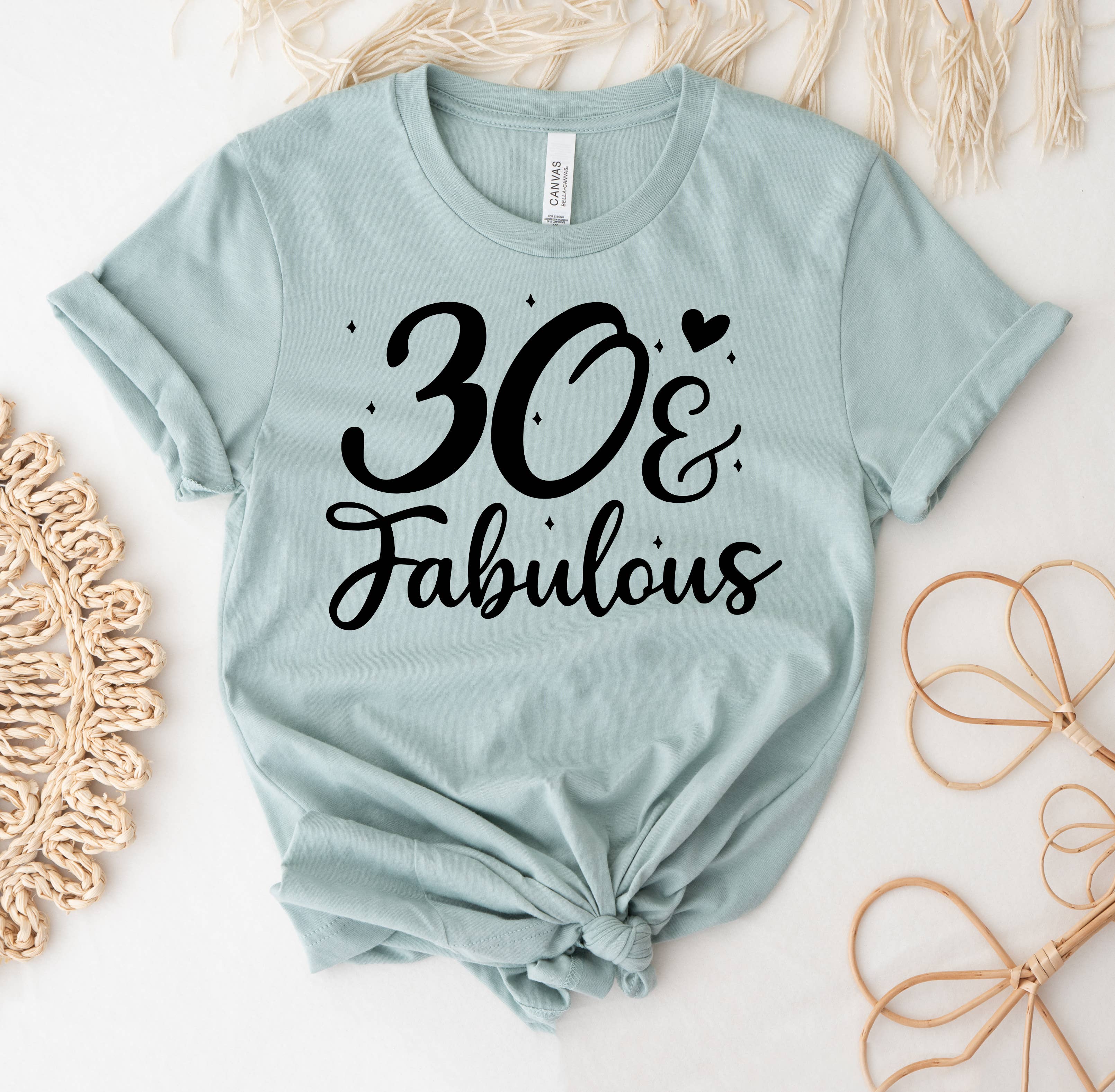 30 and Fabulous T-Shirt Hoodie, Sweatshirt | PodTeesHub.com