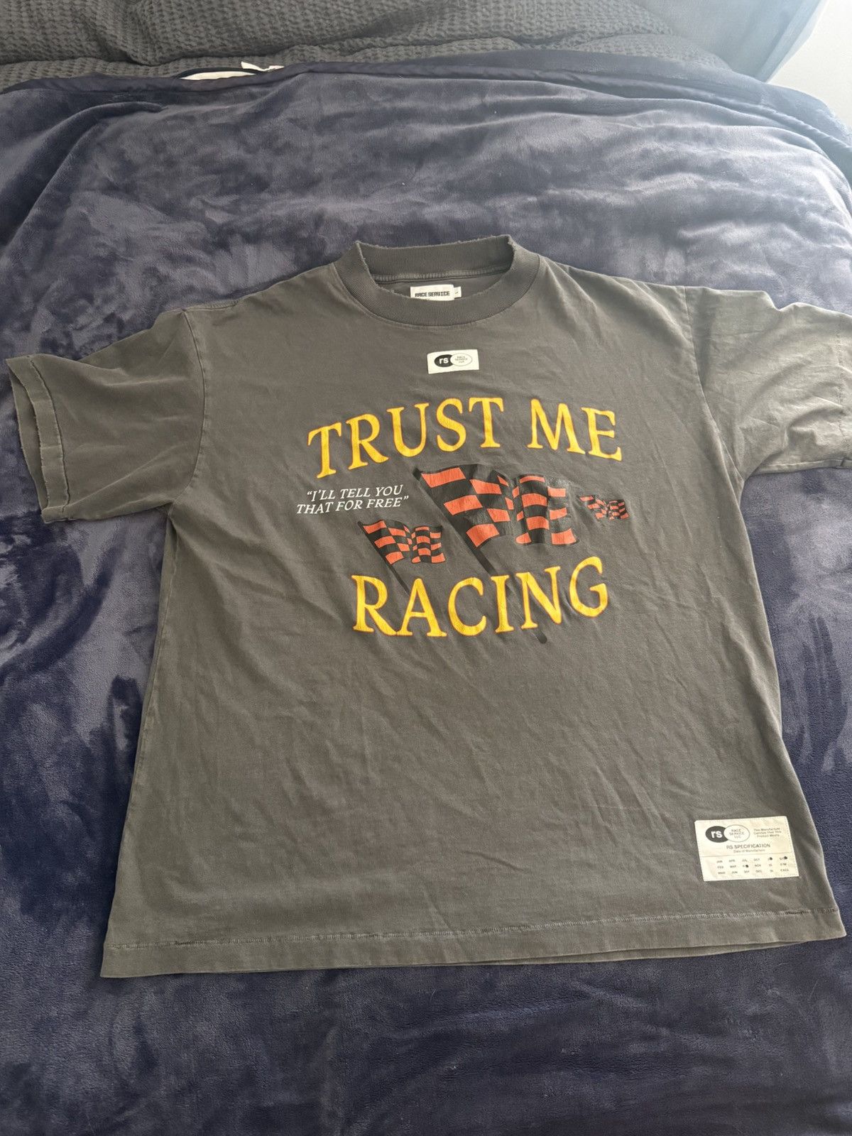 Other Race Service Trust Me Racing Washed Black Shop Tee Hoodie, Sweatshirt | PodTeesHub.com