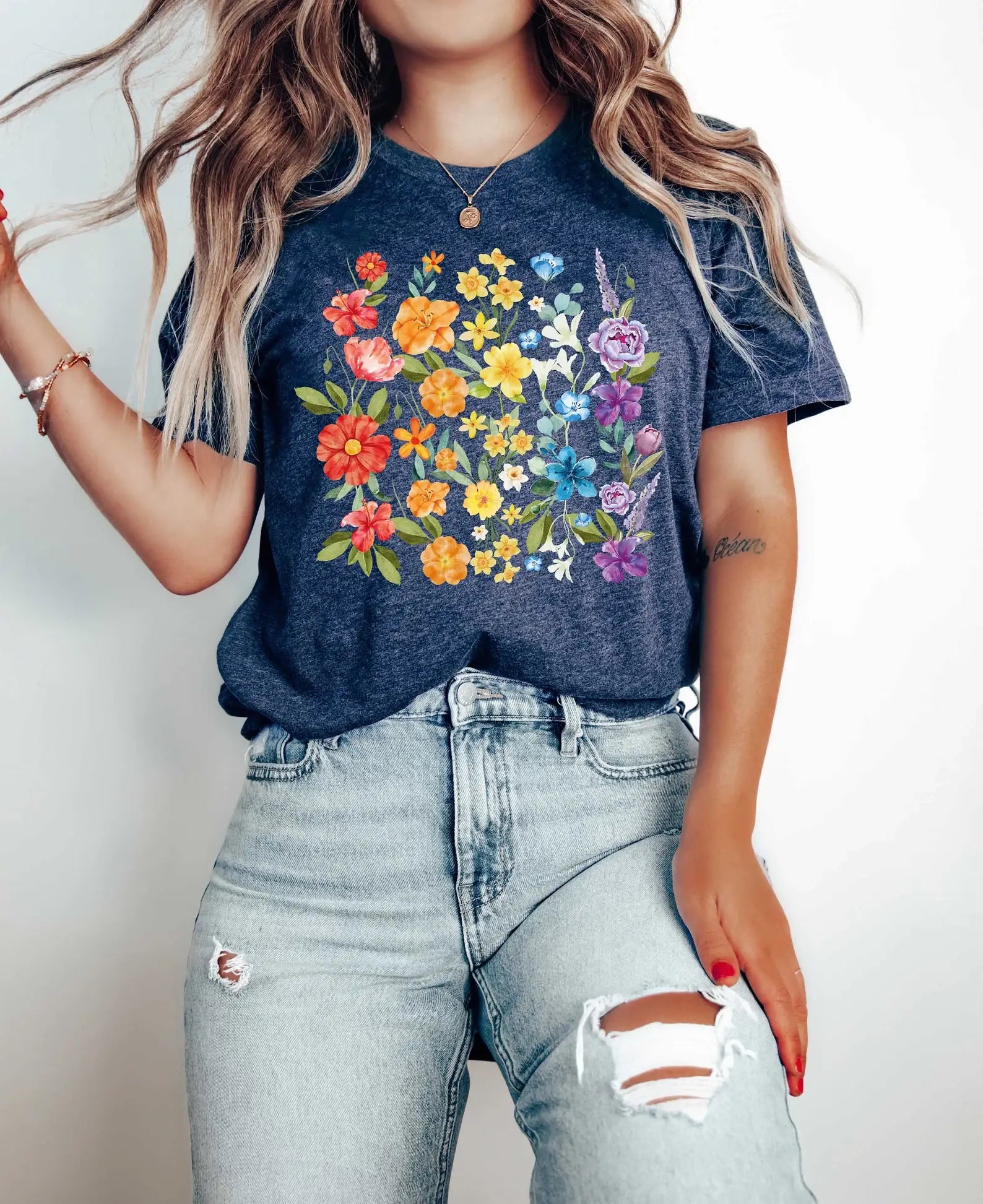 Floral Pride T-Shirt Hoodie, Sweatshirt | PodTeesHub.com