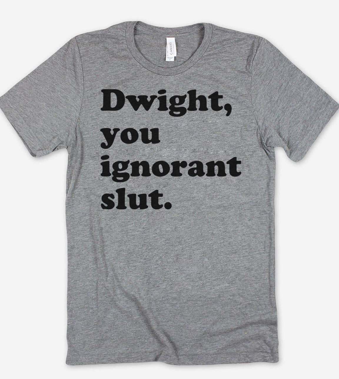 Dwight You Ignorant Slut - the Office Dwight Funny T-Shirt Hoodie, Sweatshirt | PodTeesHub.com