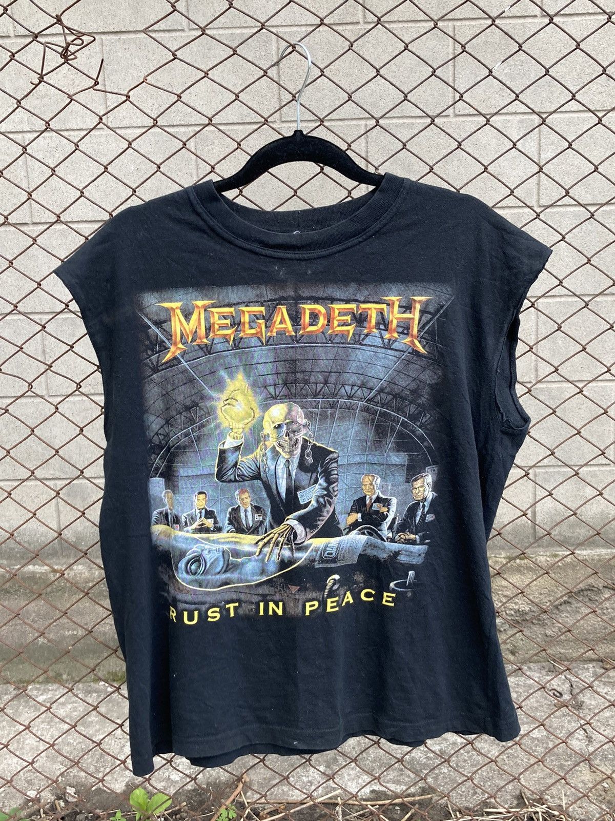 Megadeth X Vintage 90 S Vintage Megadeth Rust In Peace Double Logo Shirt Hoodie, Sweatshirt | PodTeesHub.com