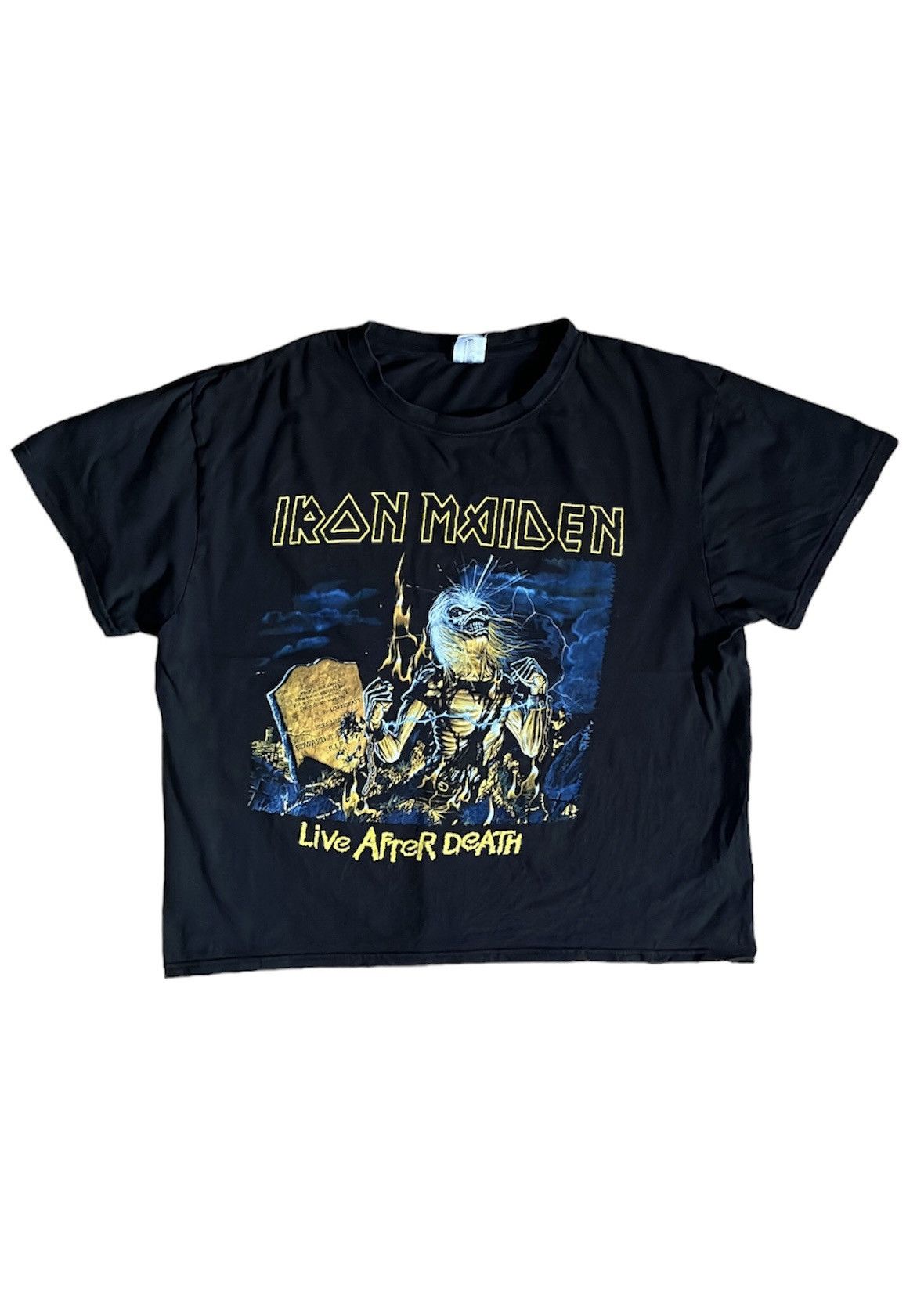 Iron Maiden X Vintage Vintage 80s Iron Maiden Live After Death Tee Hoodie, Sweatshirt | PodTeesHub.com