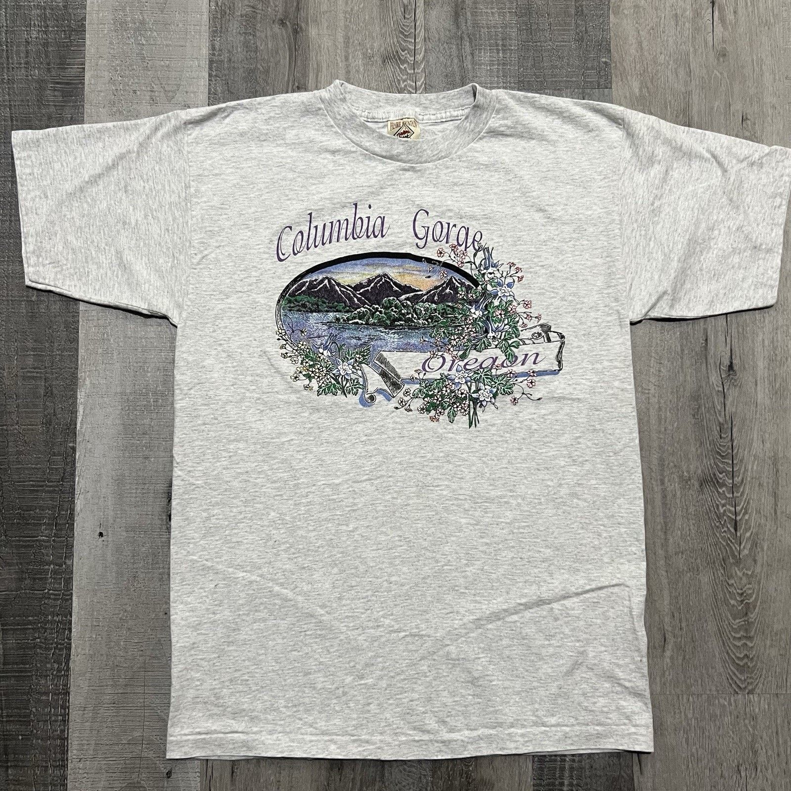Other Vtg Columbia Gorge Grey Oregon 90s Scenic Travel T Shirt L Hoodie, Sweatshirt | PodTeesHub.com